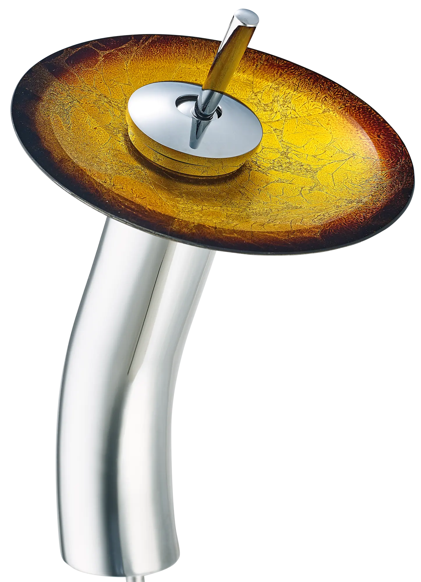 Bateria umywalkowa złota Szklana Evg Trade