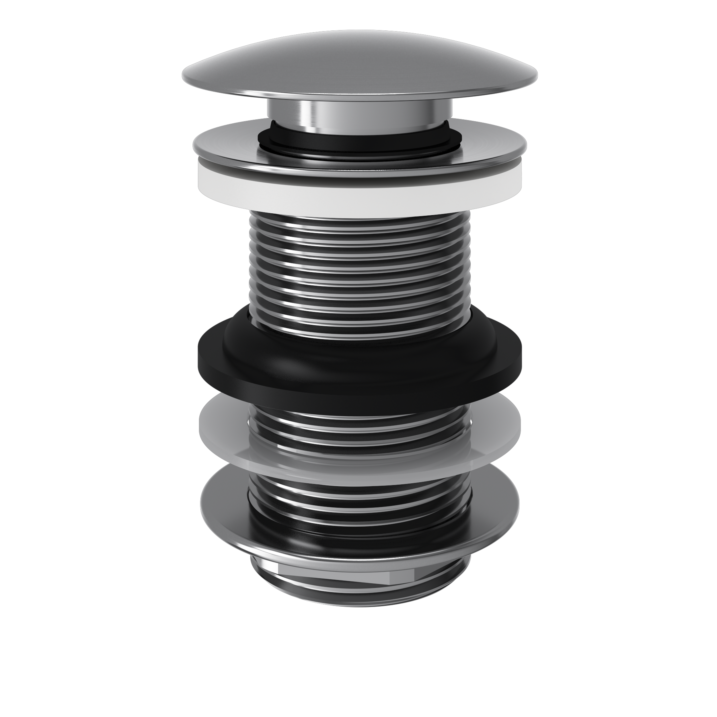 Válvula click larga equation tap/grande 100mm cromada