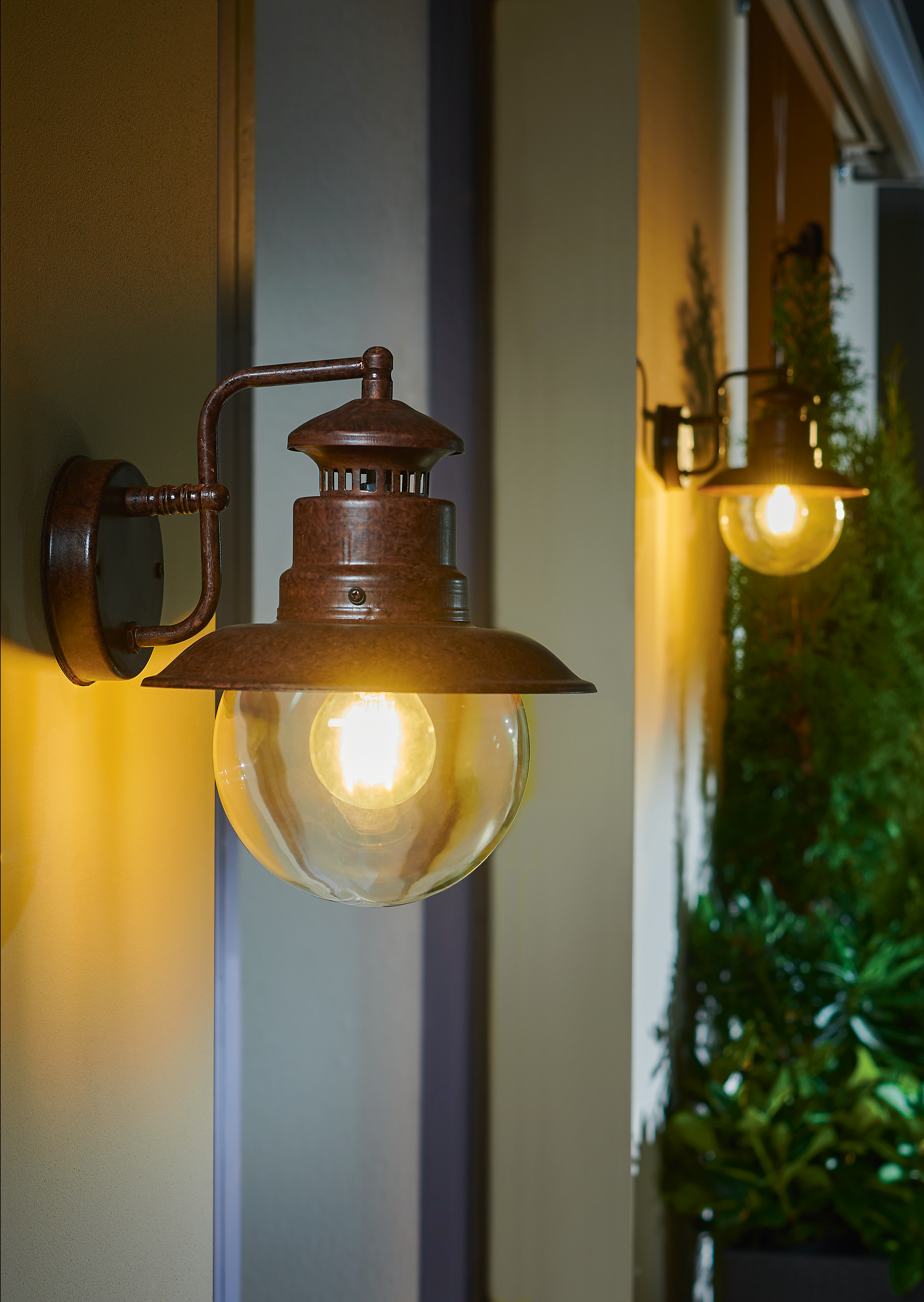 Kinkiet zewnętrzny RUST MARINA IP44 patyna E27 INSPIRE - 11