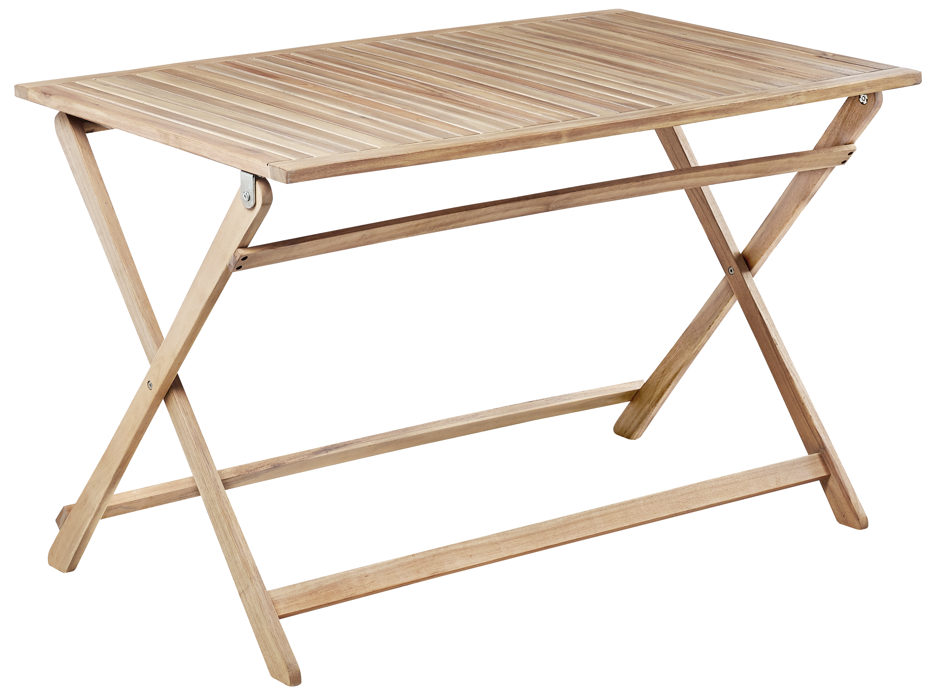 Mesa para balcón plegable de madera naterial solis de 72x114x70 cm