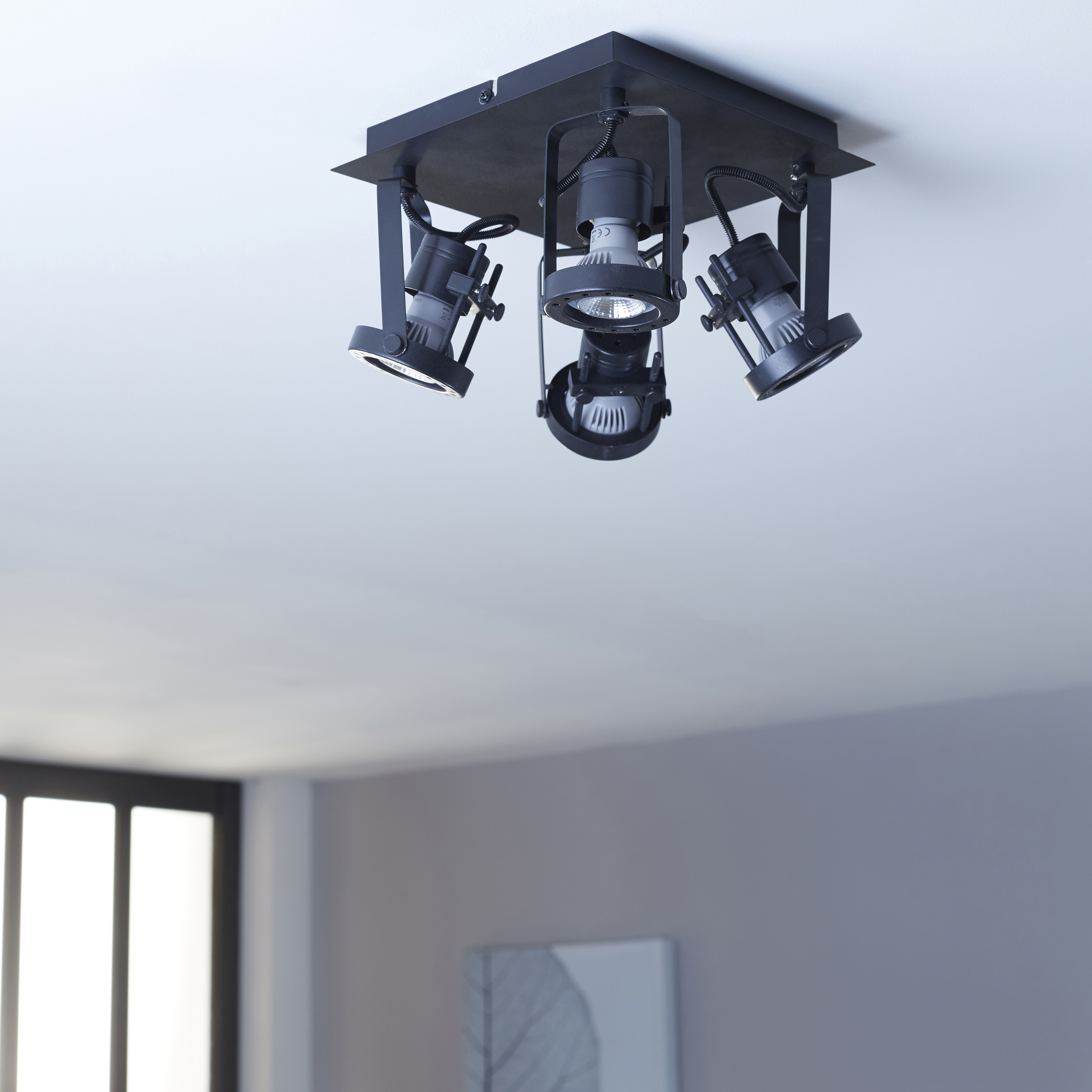 Plafon TECHNIC czarny GU10 INSPIRE - 5