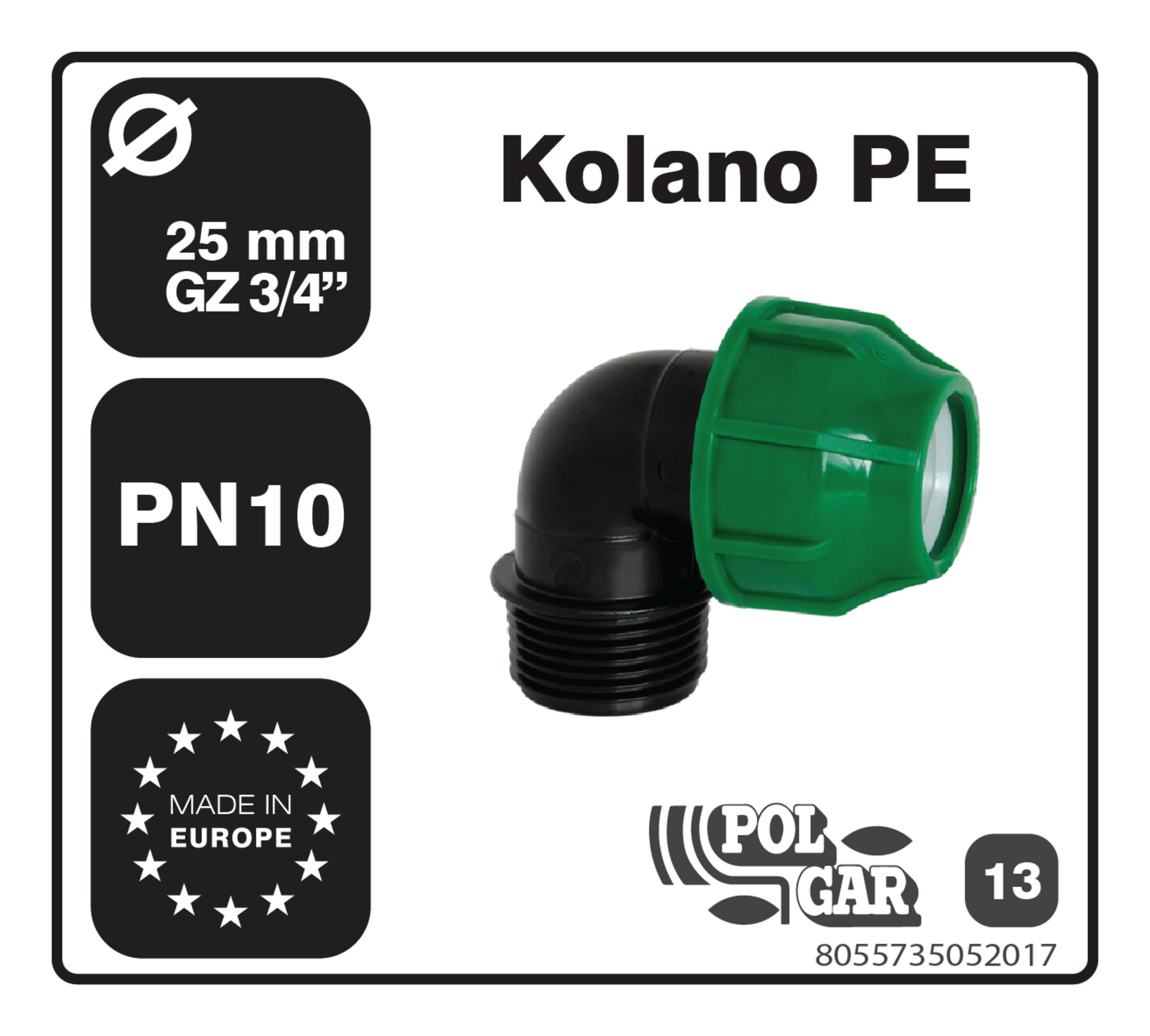 Kolanko 25 mm-GZ1/2