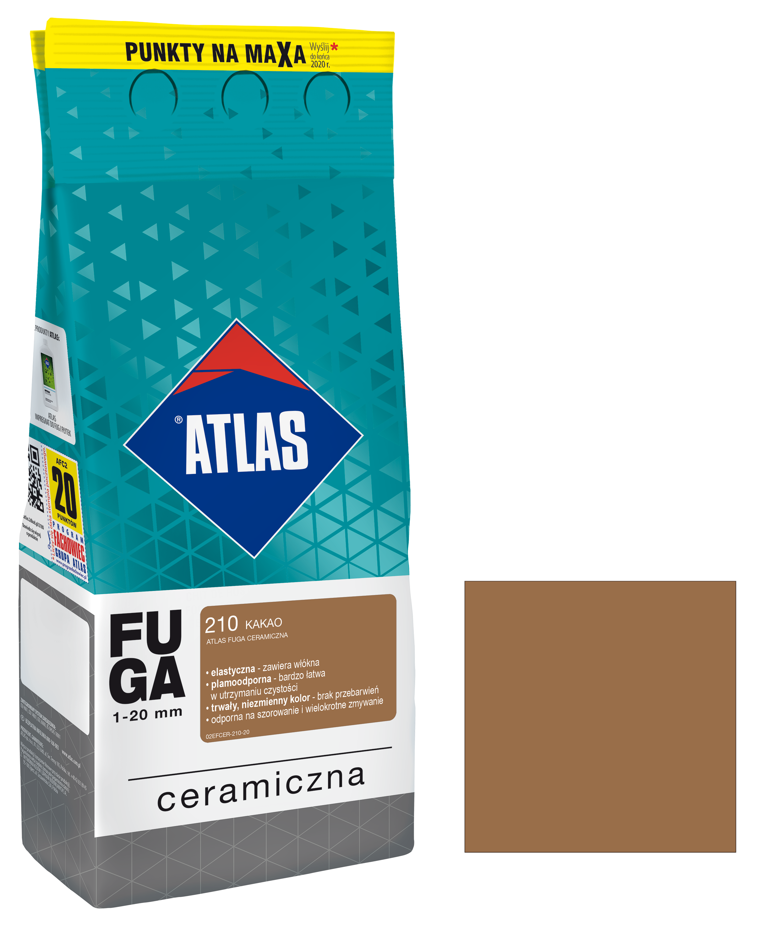 Fuga ceramiczna 210 kakao 2 kg Atlas