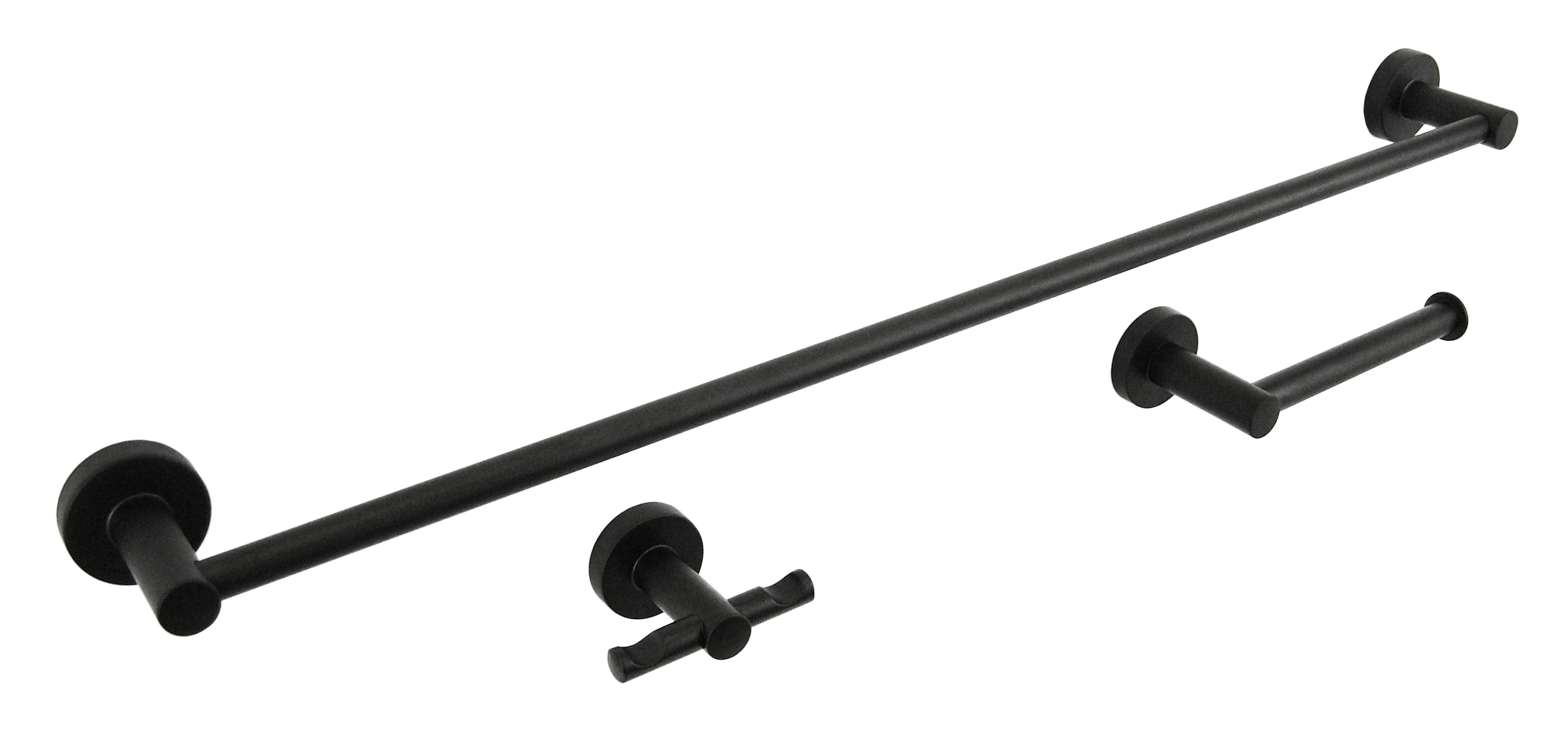 Zestaw akcesoriów łazienkowych Carbon
