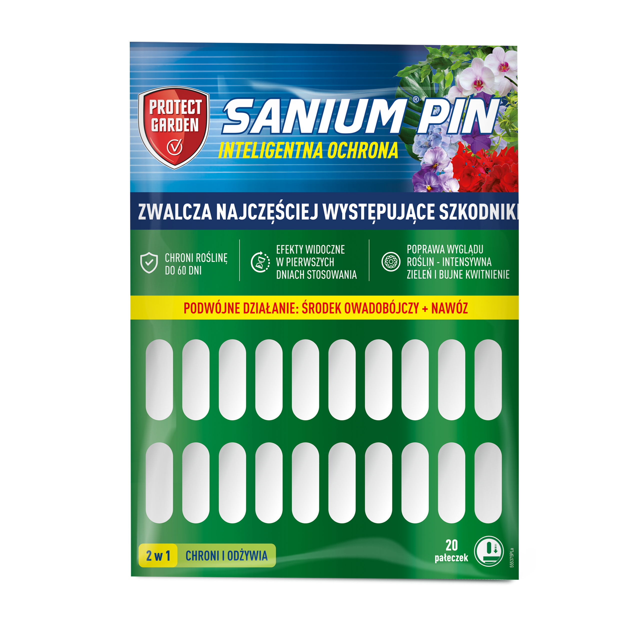 Środek owadobójczy Sanium 40g / 20 pałeczek Protect Garden - 2
