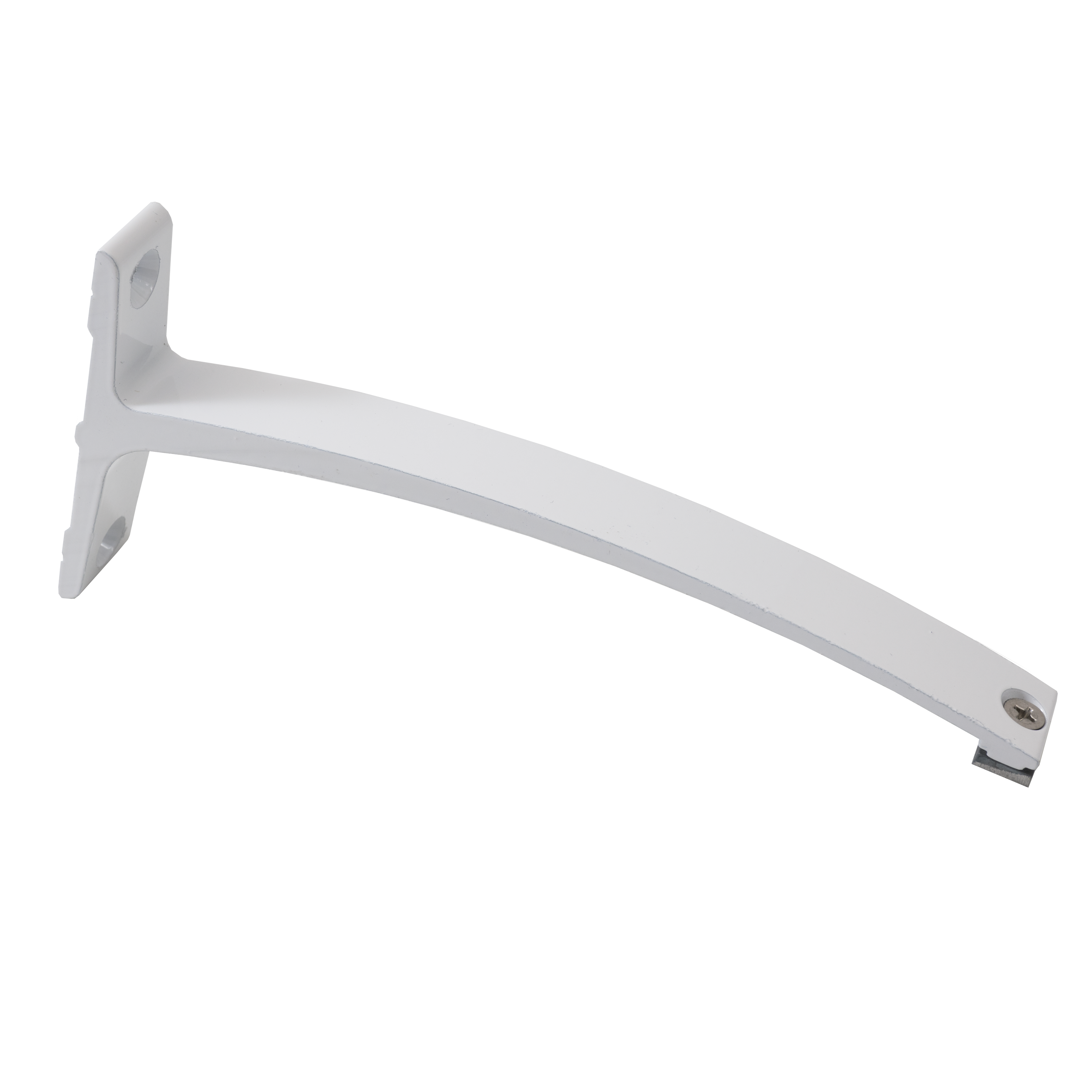 Wspornik podwójny do profilu aluminiowego 18 cm biały