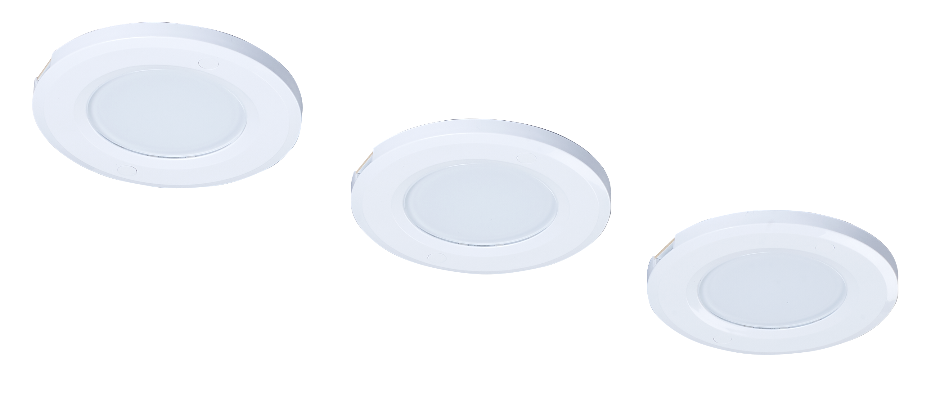 Lampka LED 3 szt. PL986 z czujnikiem ruchu okrągła DPM