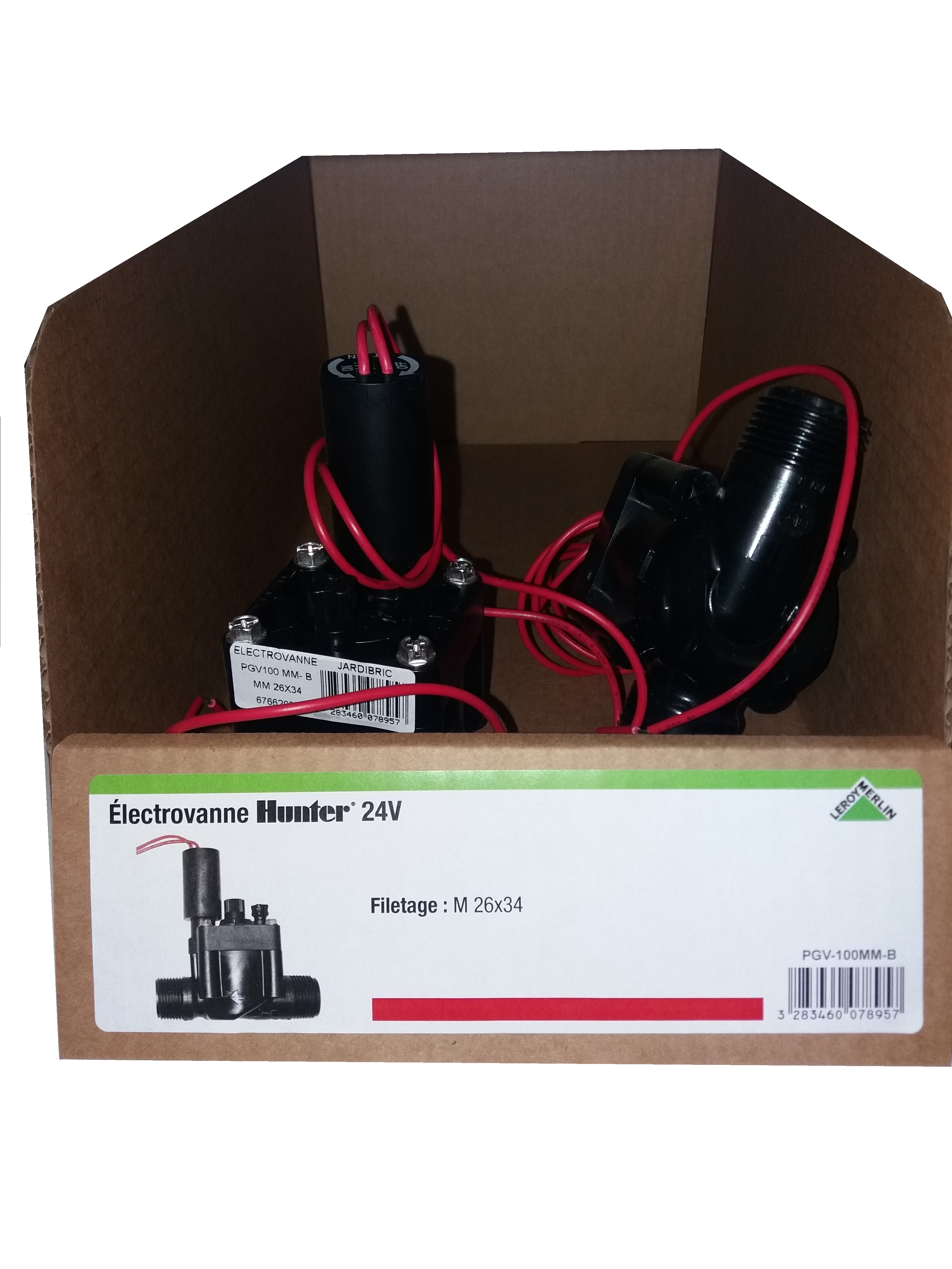 Elektrozawór do nawadniania 24V PGV-100 mm-B Hunter - 2