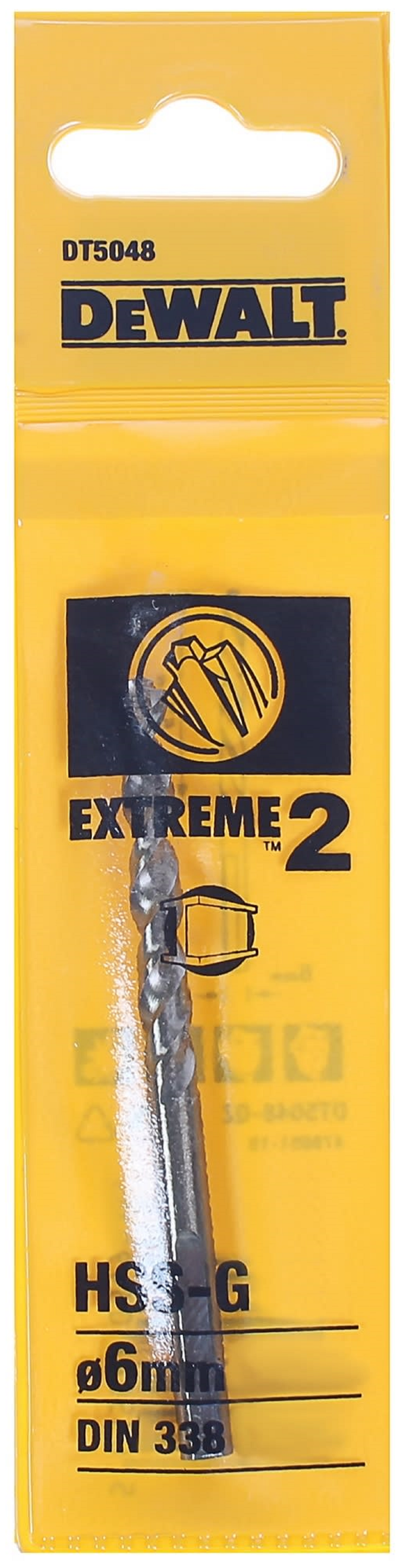 Wiertło do metalu HSS 6/93 mm 1 szt. DT5048-QZ DEWALT - 2