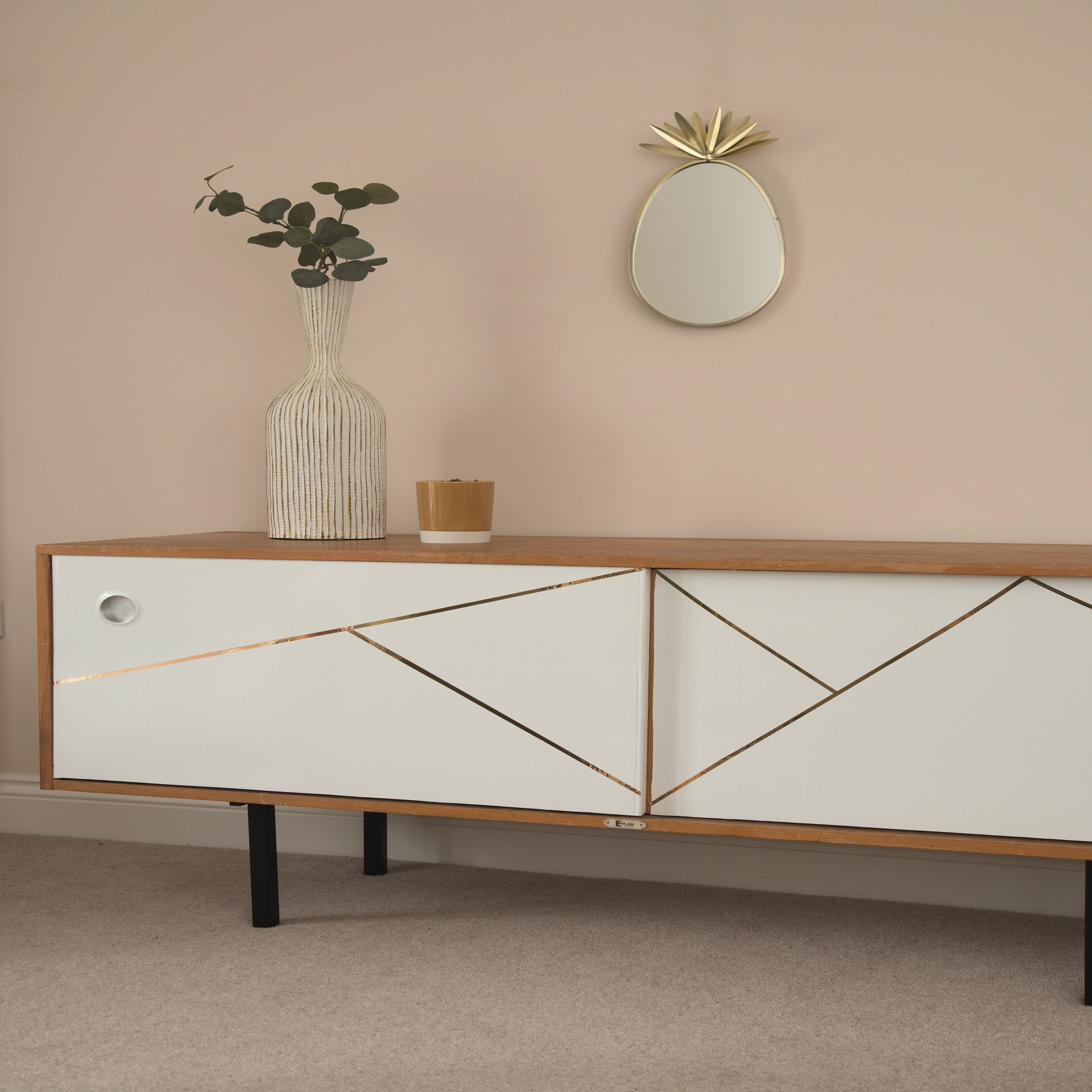 Okleina jednolita biała 67.5 x 200 cm w połysku - 3