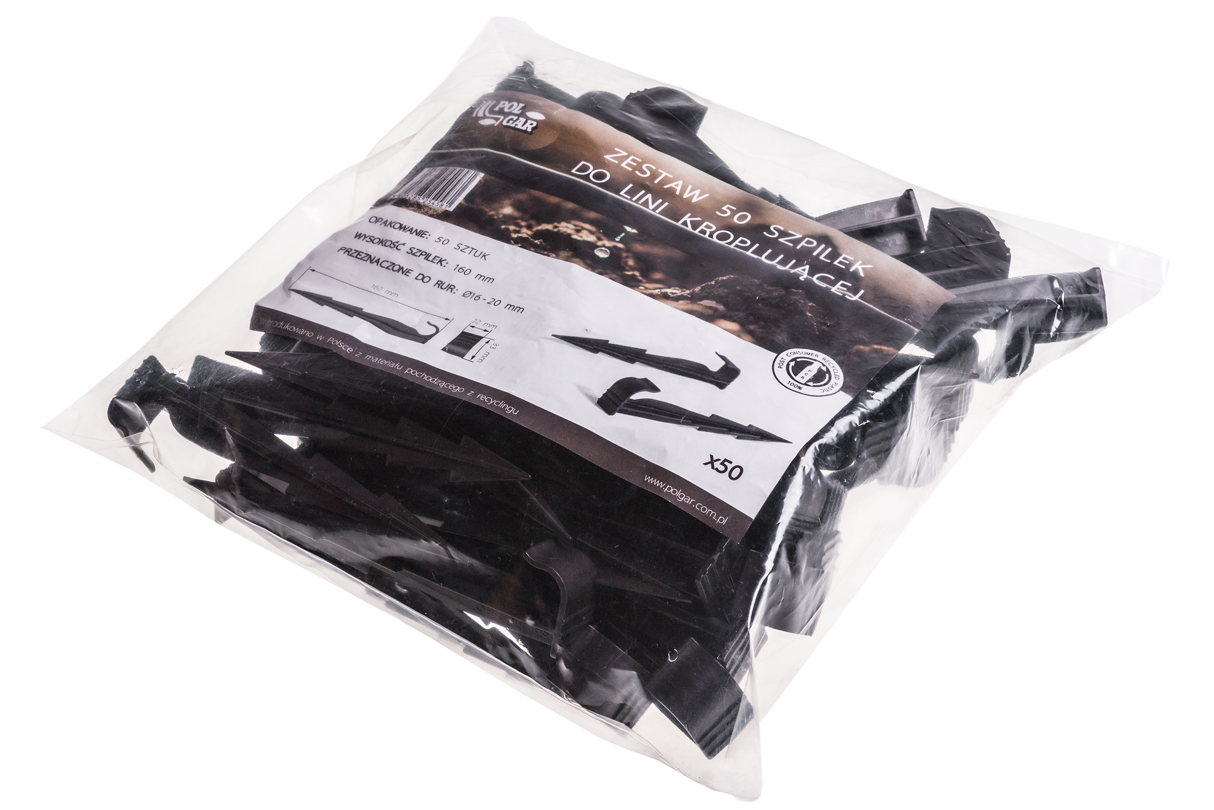 Szpilki do linii kroplującej 16-20 mm 50szt. 16 cm - 3