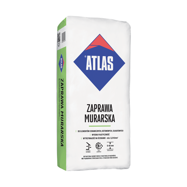 Zaprawa murarska 25 kg Atlas