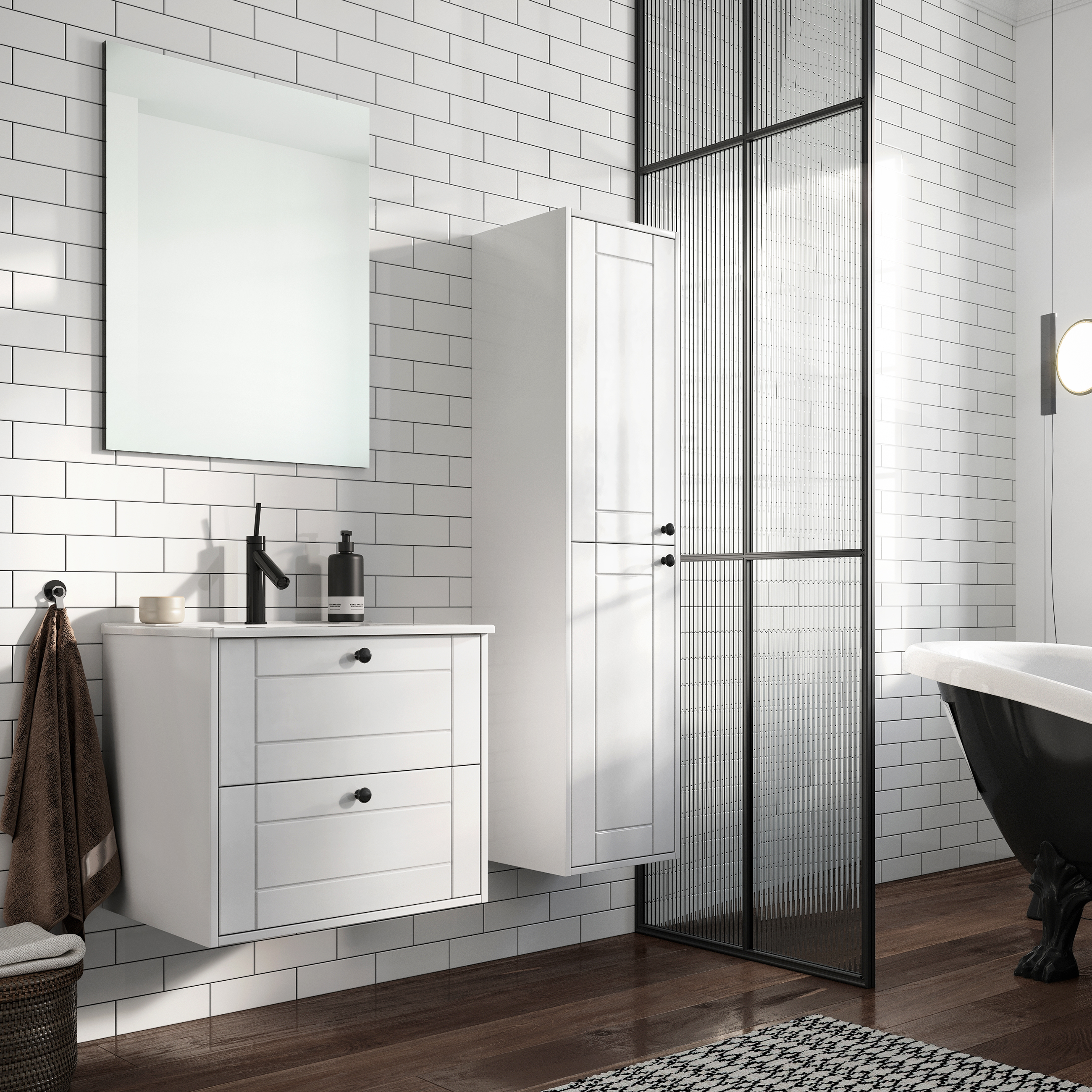 Szafka pod umywalkę  Kinga 60 x 54 x 45.6 Sensea - 4