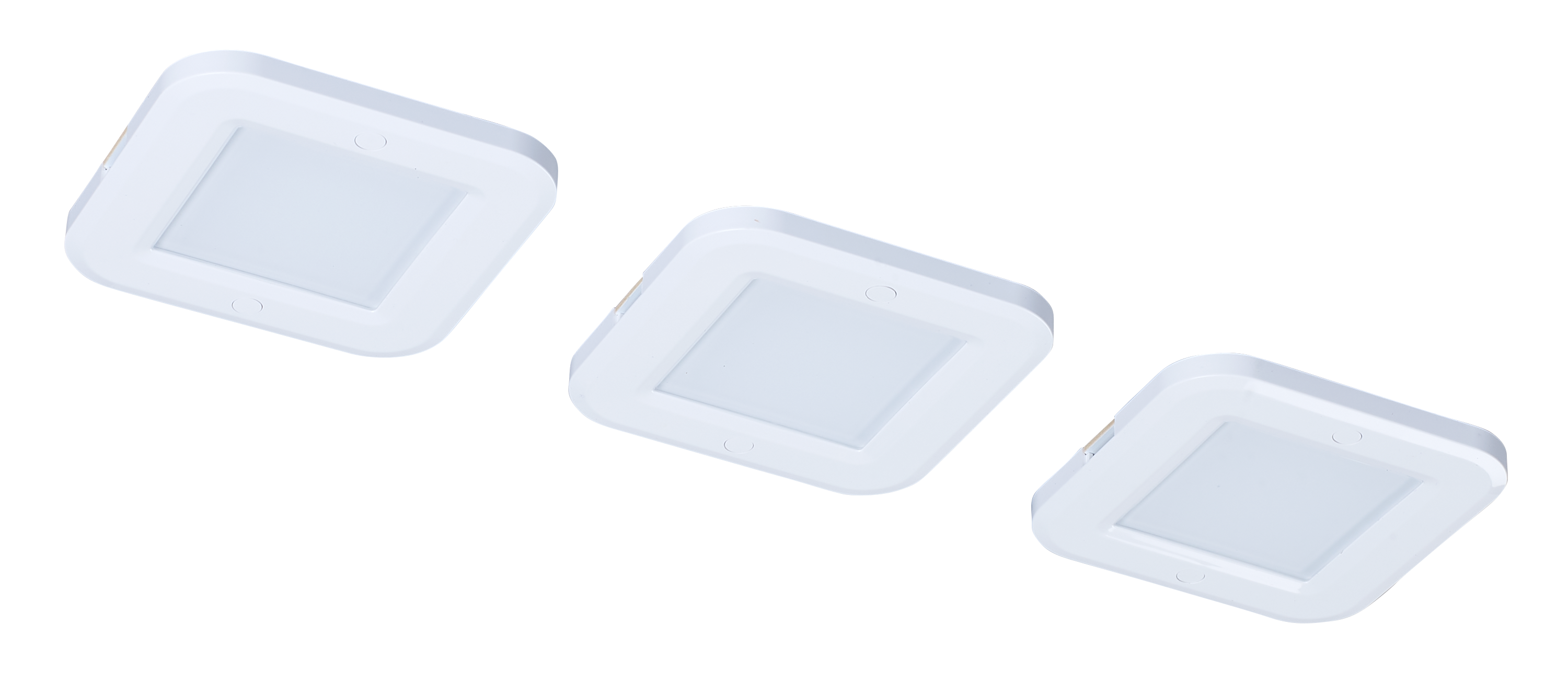 Lampka LED 3 szt. PL987 z czujnikiem ruchu kwadrat DPM