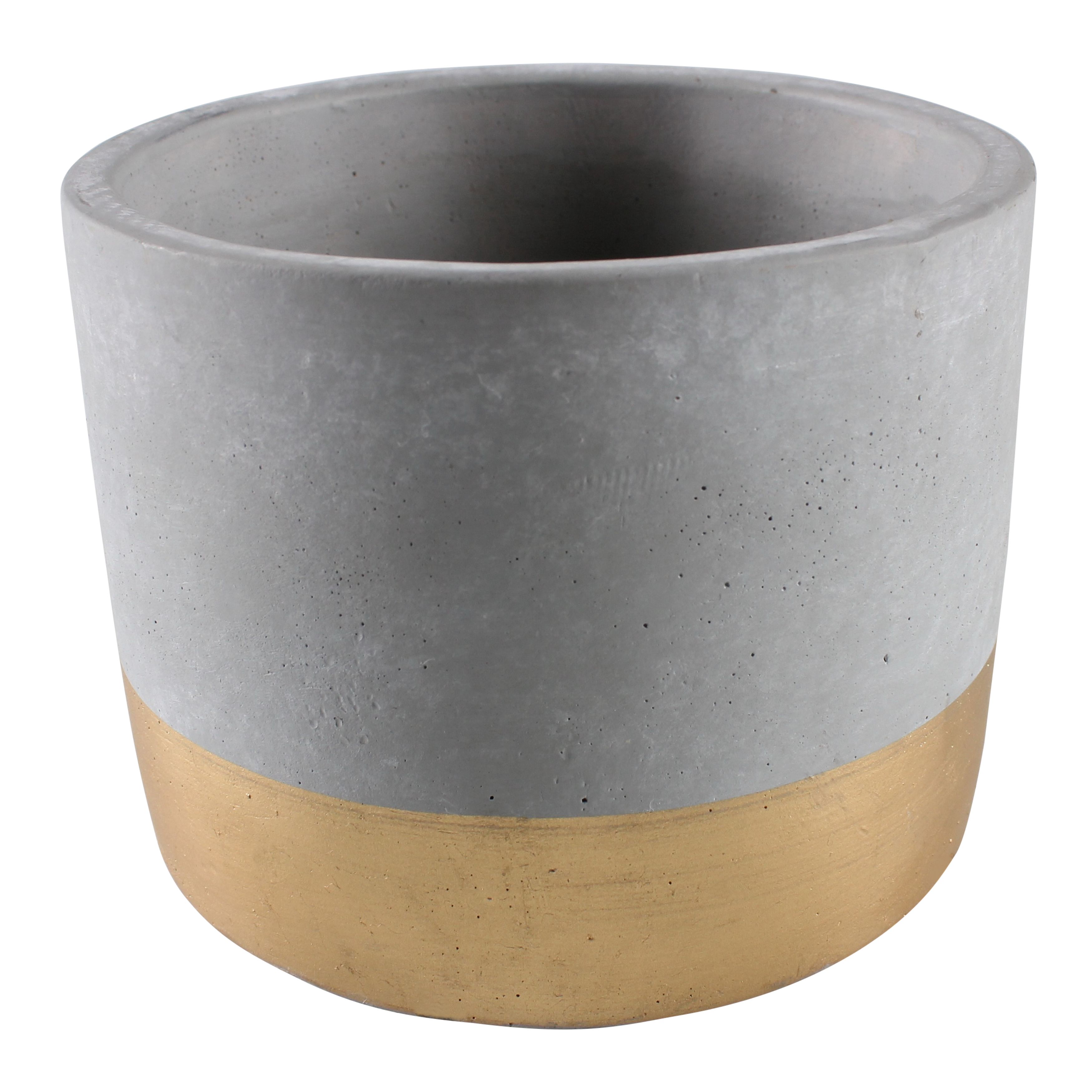 Osłonka doniczki cementowa Enar 25cm szara Splendid