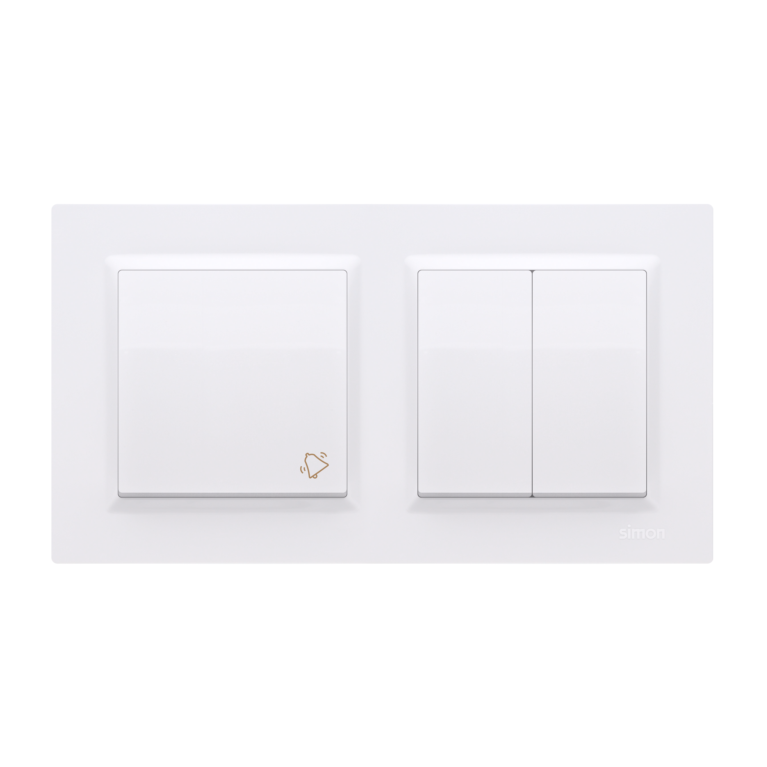 Włącznik podwójny SIMON 10 Biały SIMON - 4