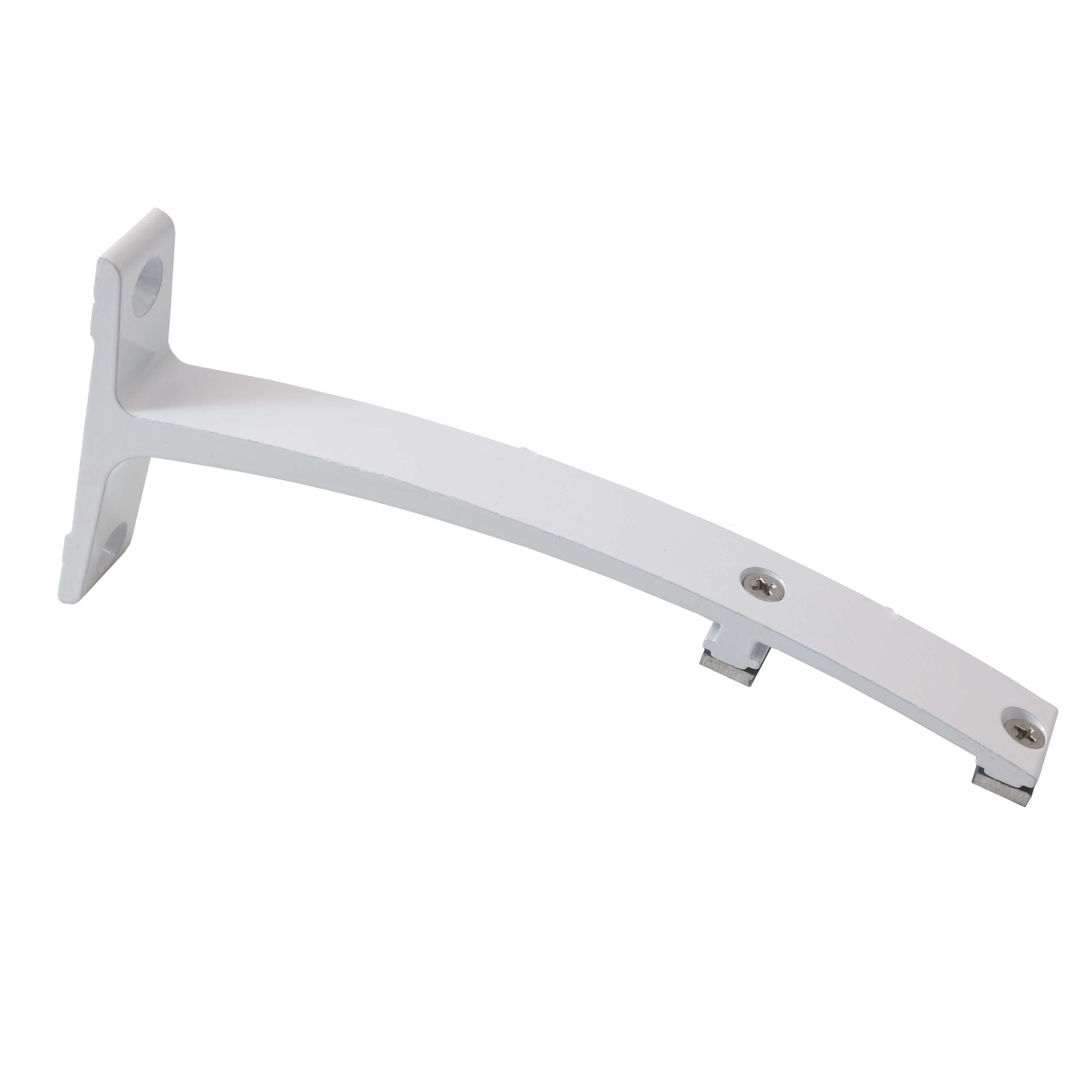Wspornik pojedynczy do profilu aluminiowego 18 cm biały