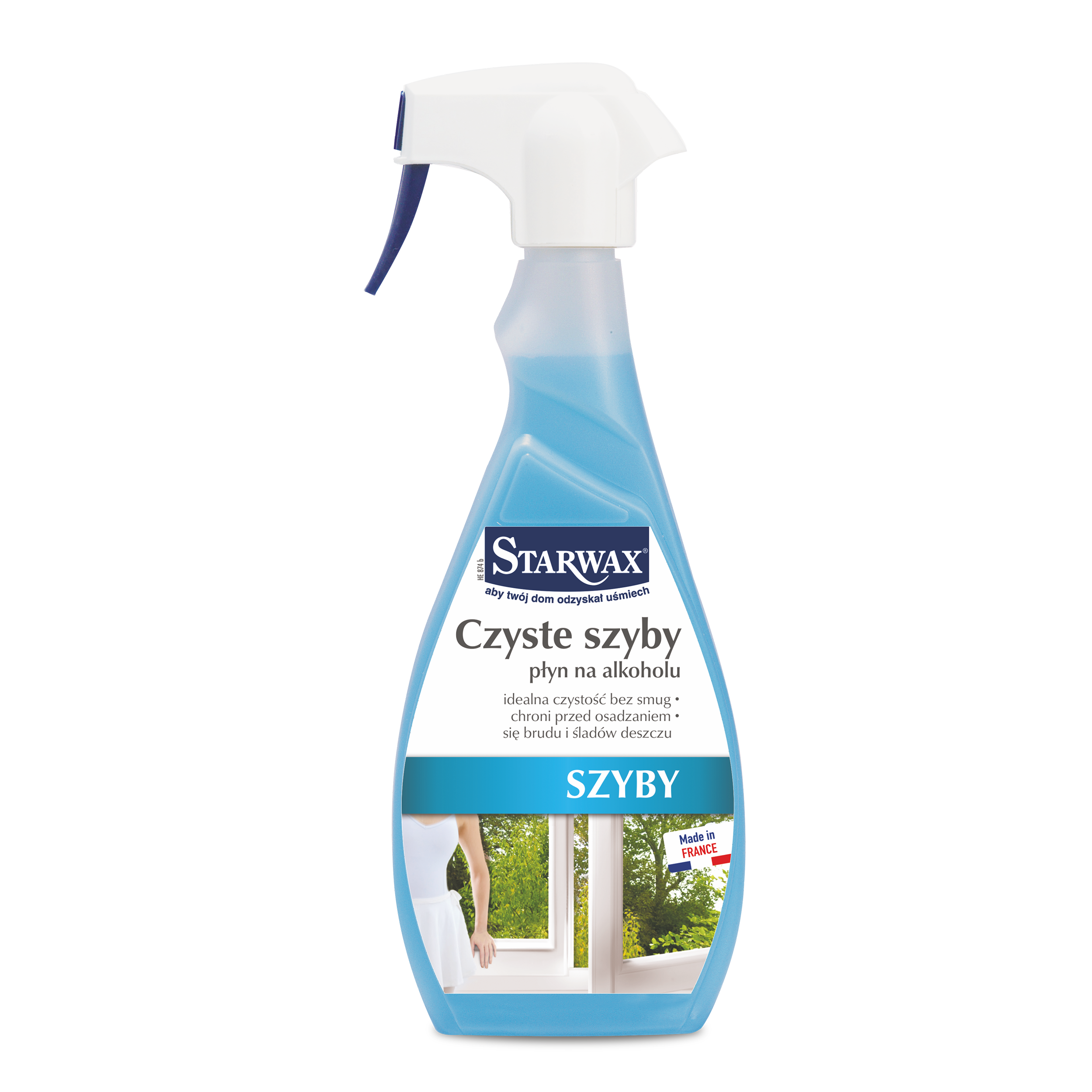 Środek czyszczący SZYBY płyn na alkoholu 0.5 l STARWAX