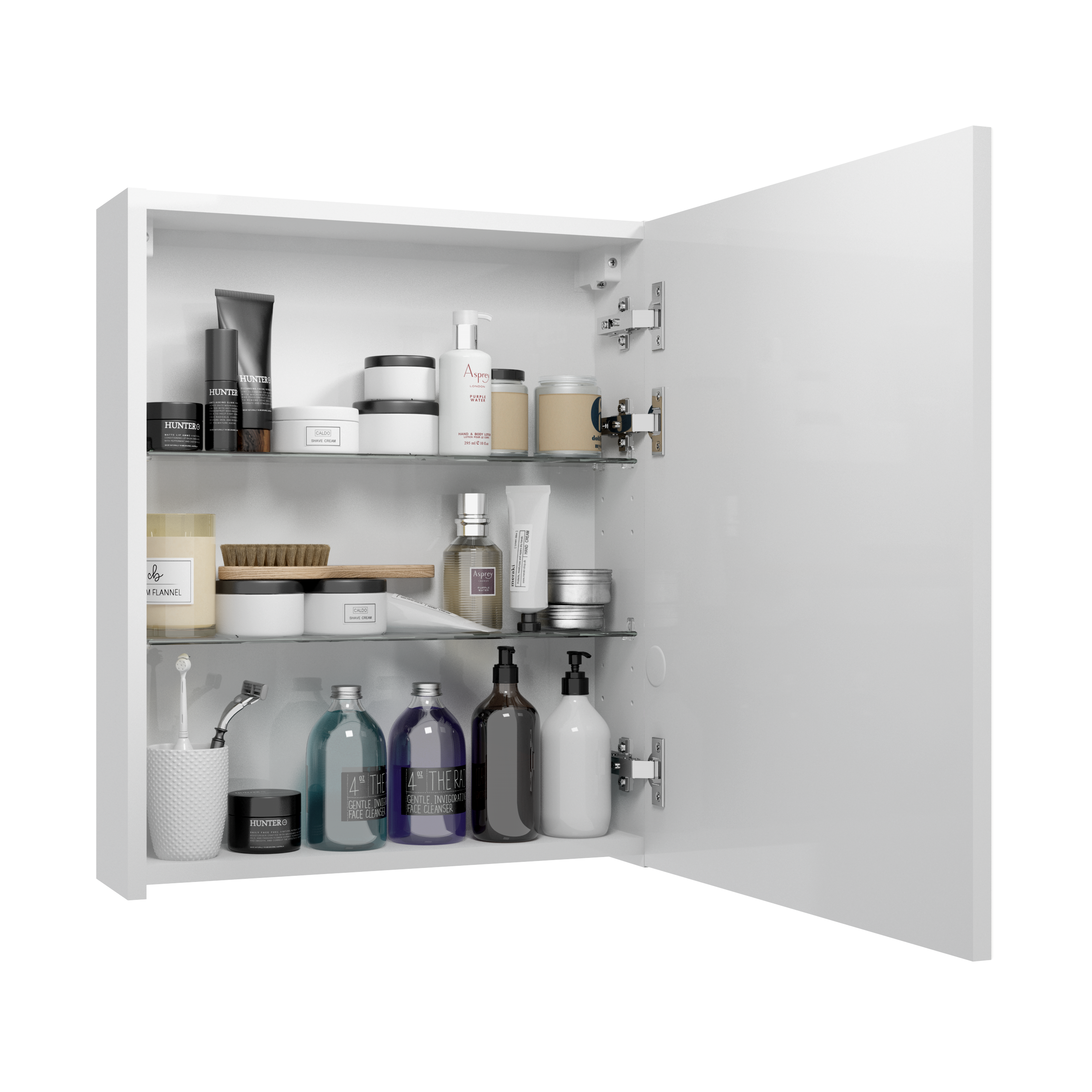 Szafka lustrzana bez oświetlenia Storm 55 X 60 X 15 Sensea - 4