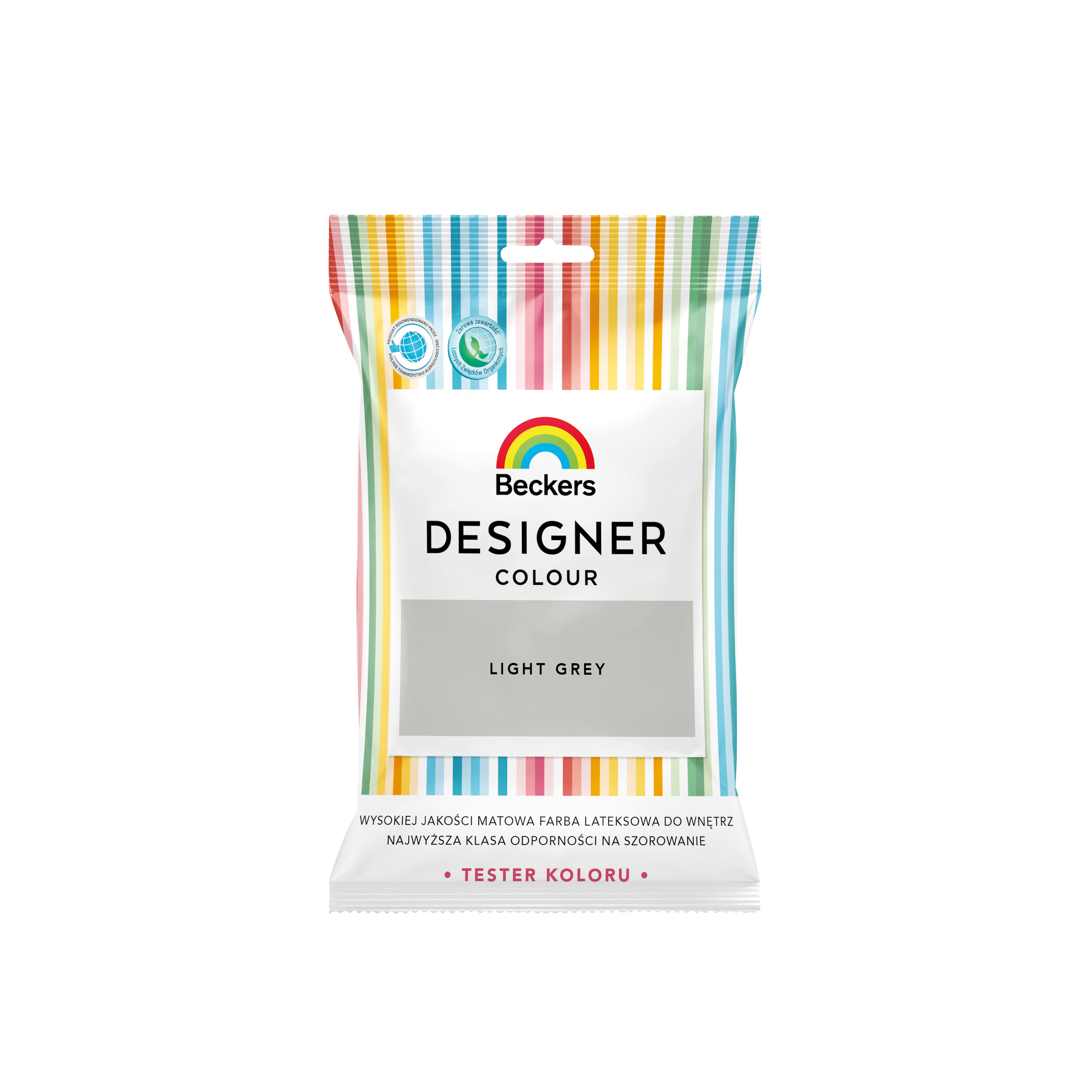 Tester farby Beckers Designer Colour Light grey 50 ml