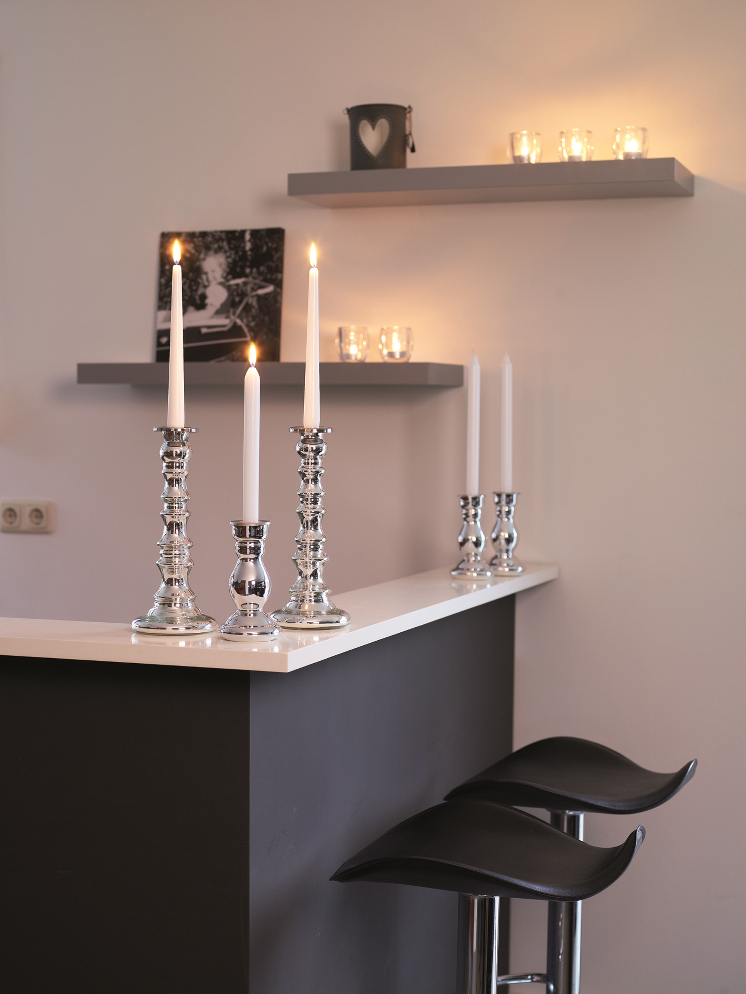 Świeca szpica biała Bolsius - 7