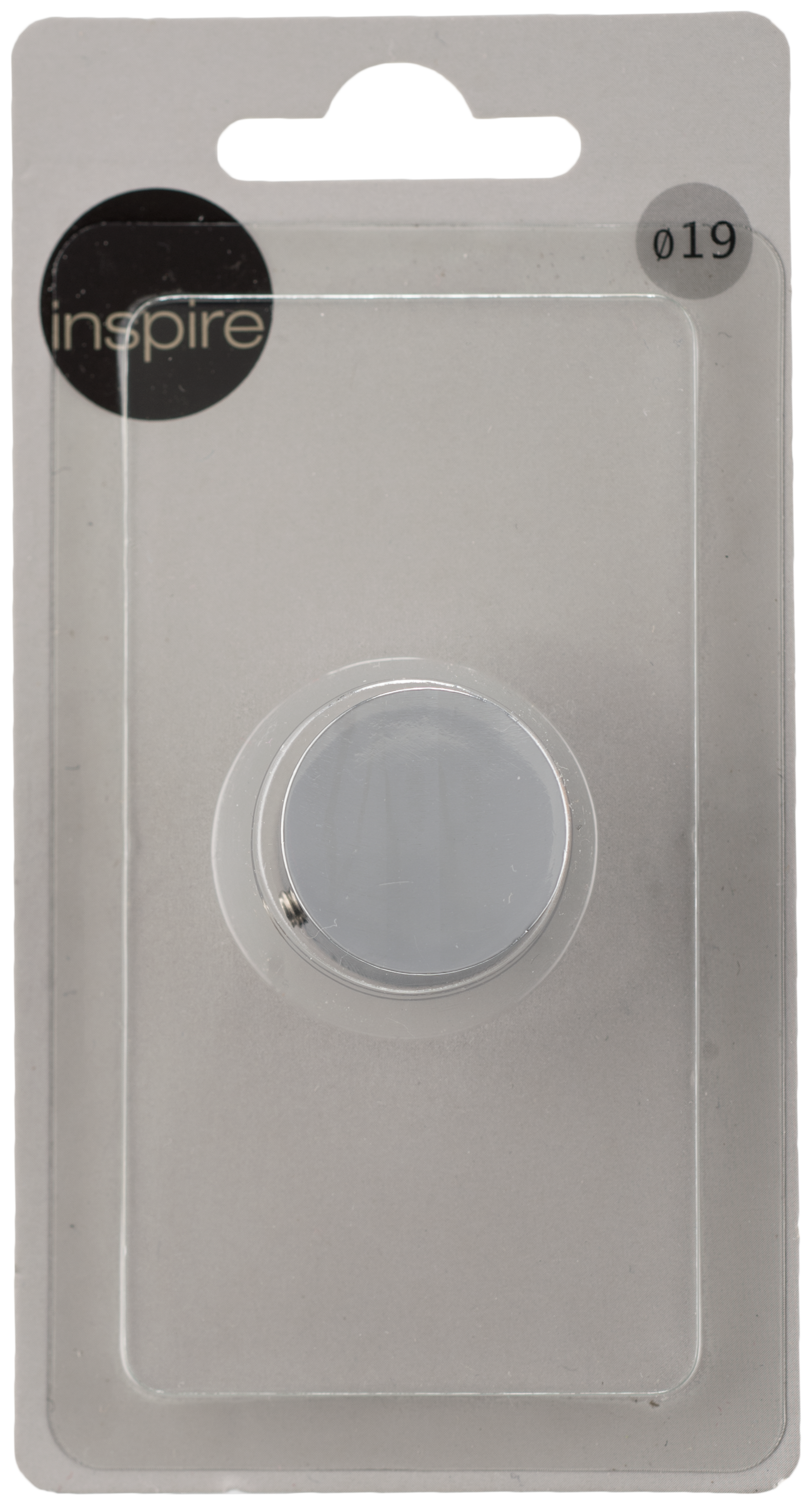 Końcówka do karnisza Luna chrom 19 mm Inspire - 2