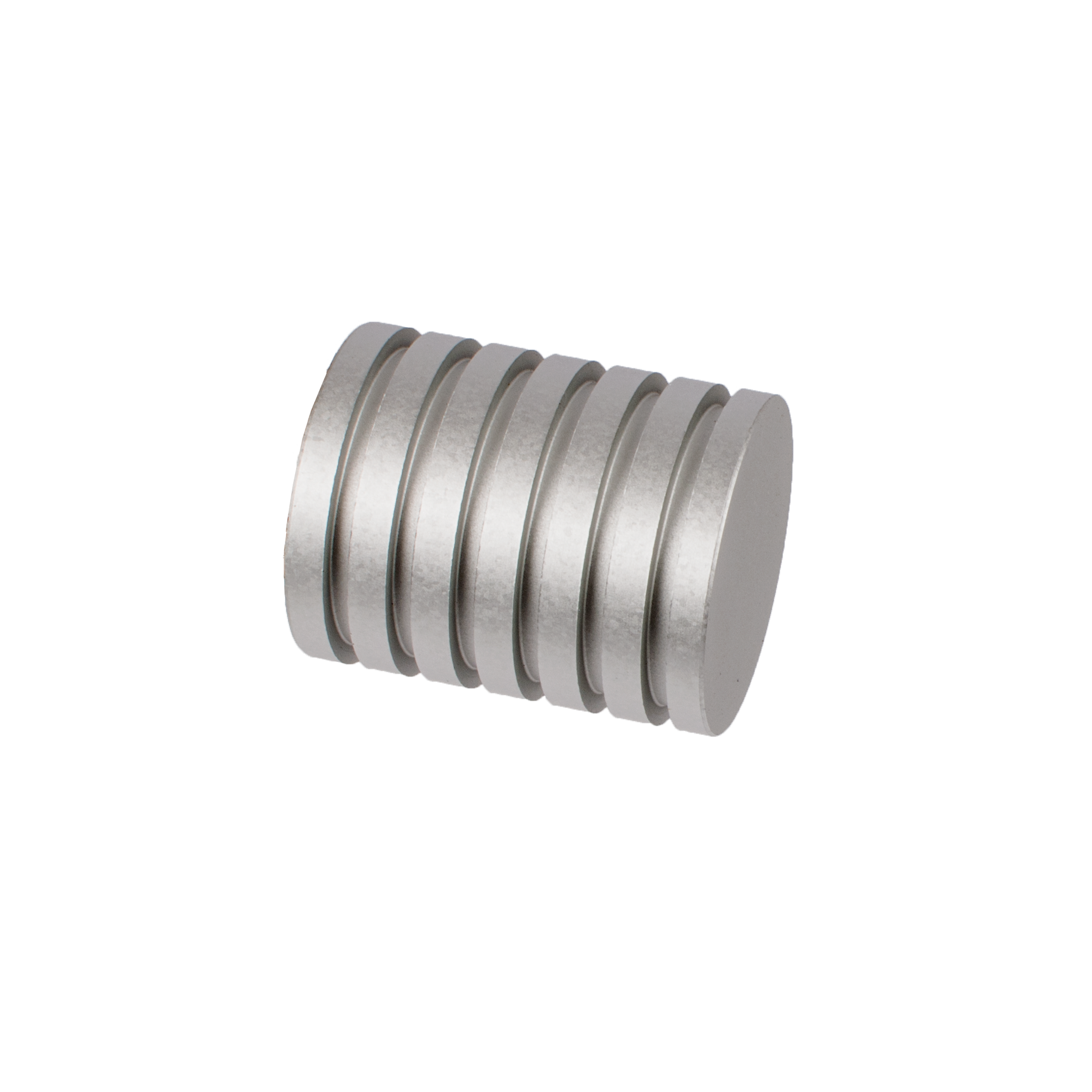 Końcówka do karnisza Frez krótki srebrna inox 20 mm