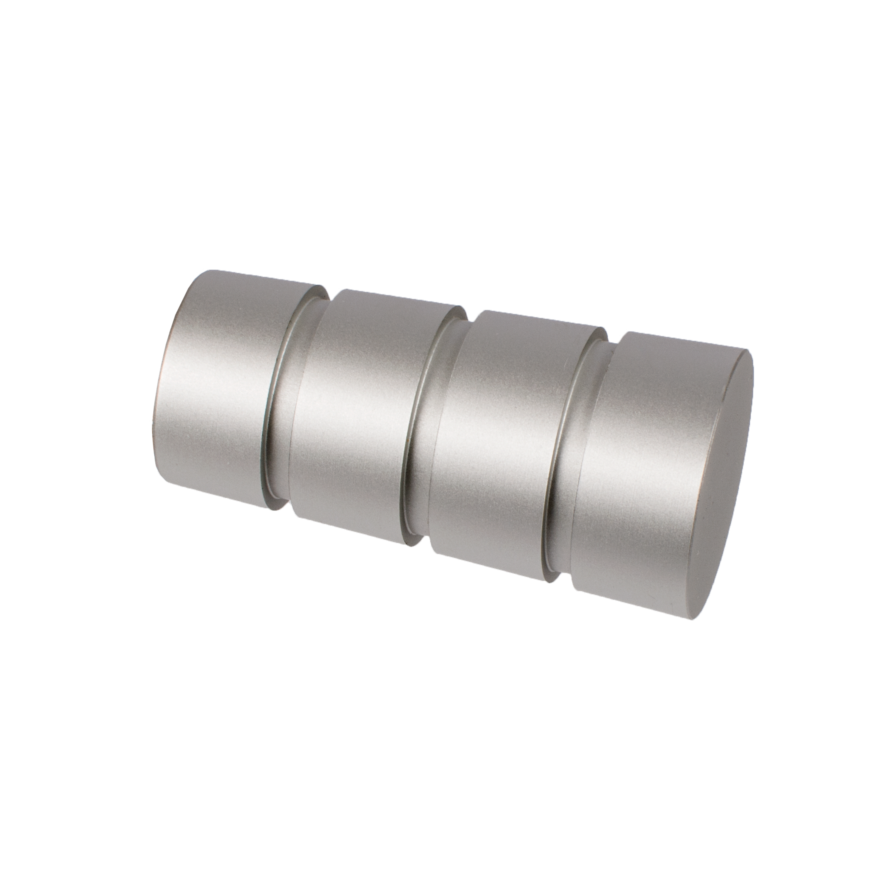 Końcówka do karnisza Stożek srebrna inox 20 mm