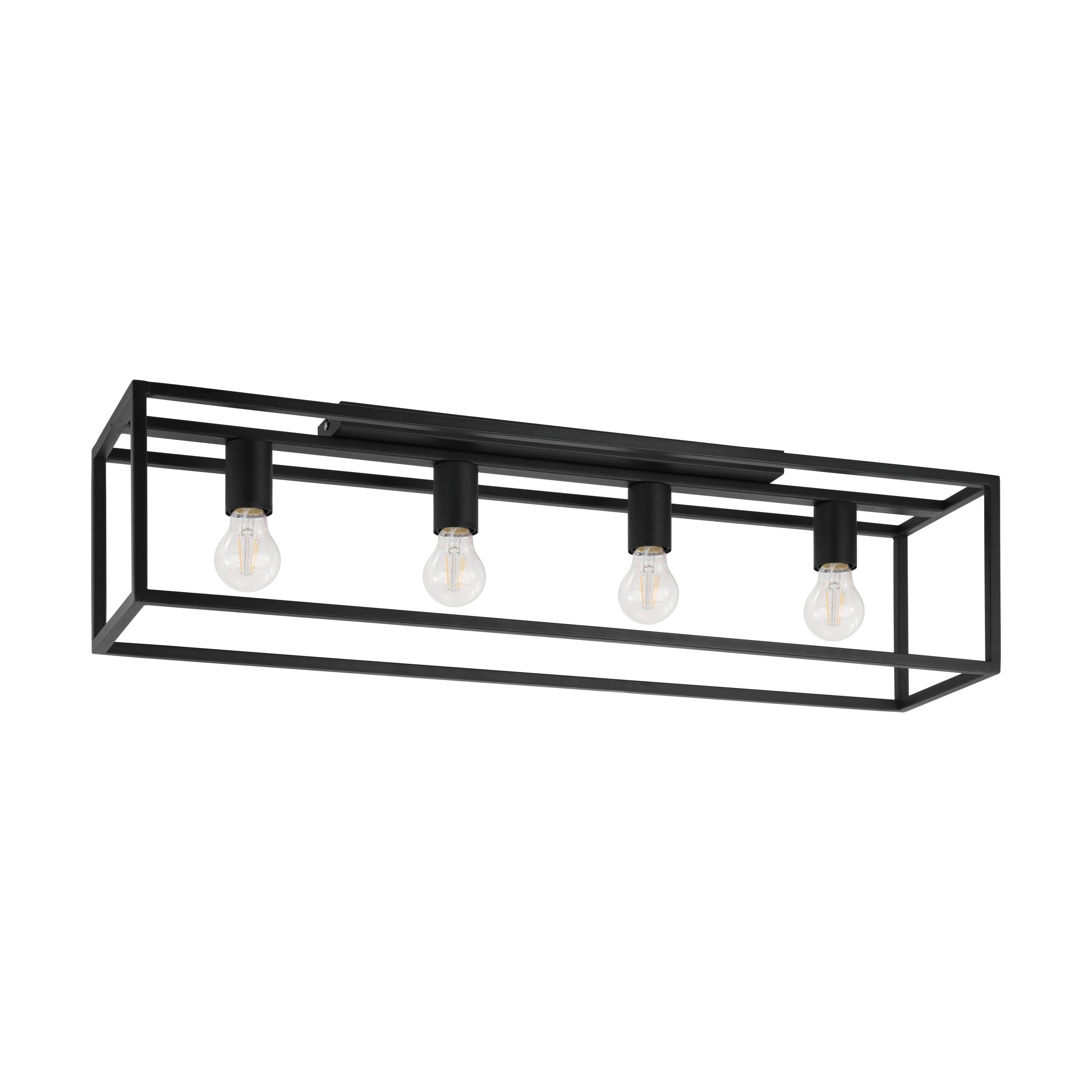 Lampa sufitowa Eldrick czarna 4 x E27 Inspire