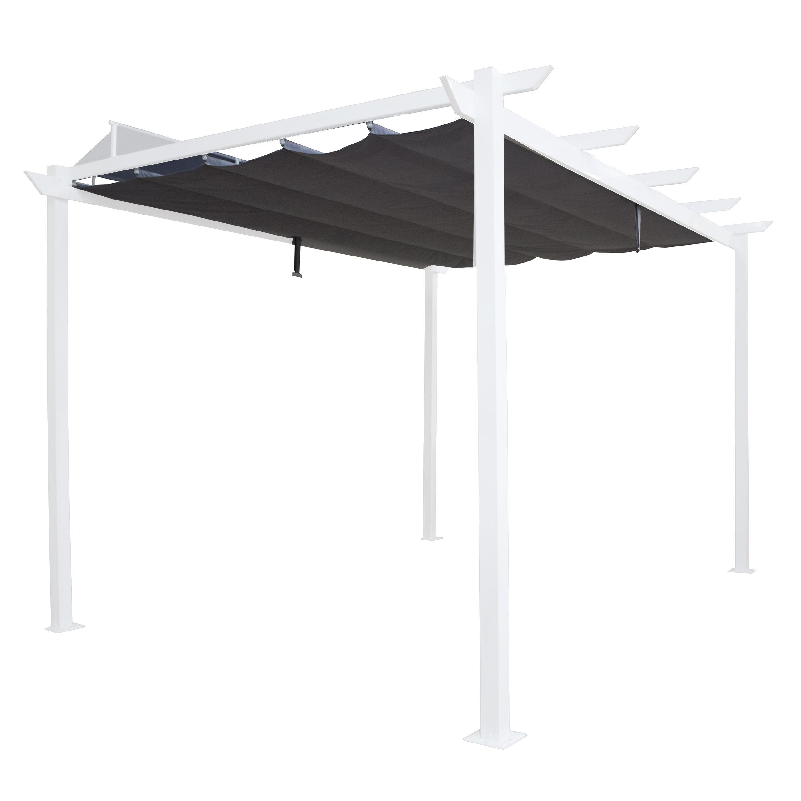 Pawilon ogrodowy pergola Omega 400x282x258 cm biały Naterial
