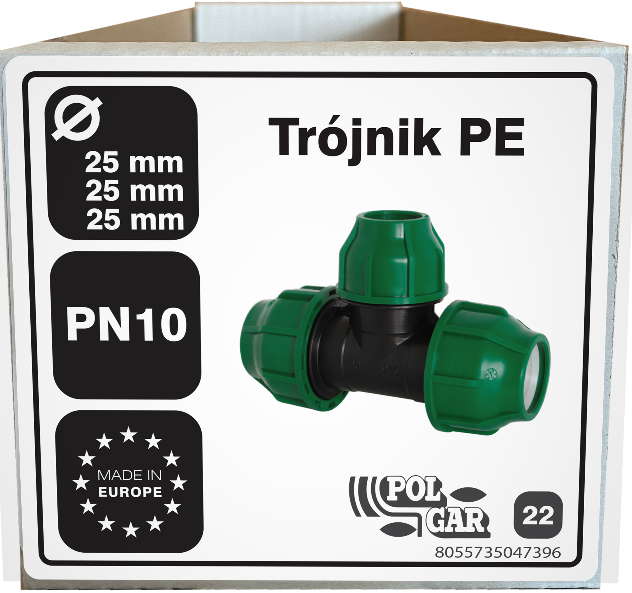 Trójnik 25 mm 1
