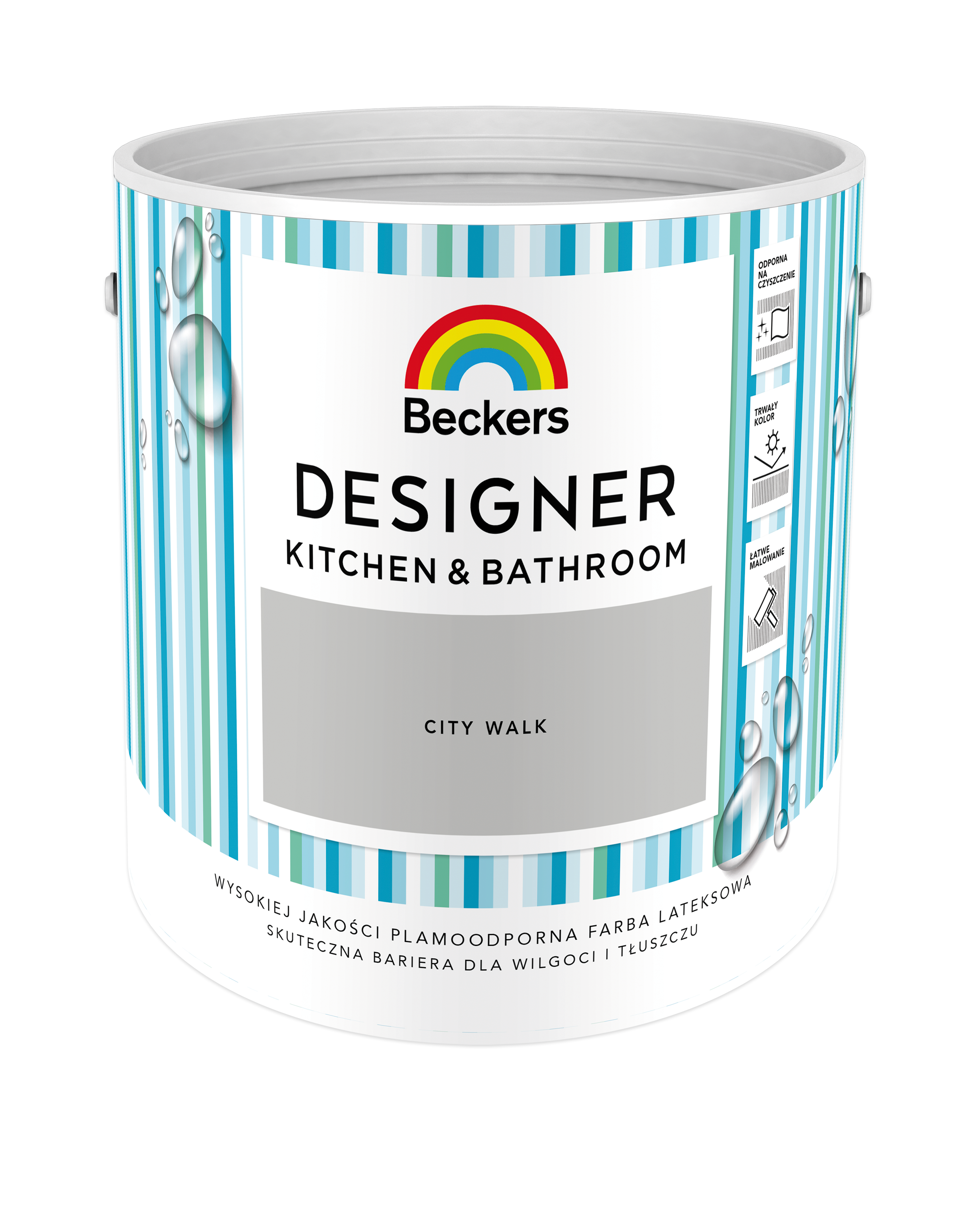 Farba Beckers Designer Kitchen &amp; Bathroom City Walk 2.5 l
