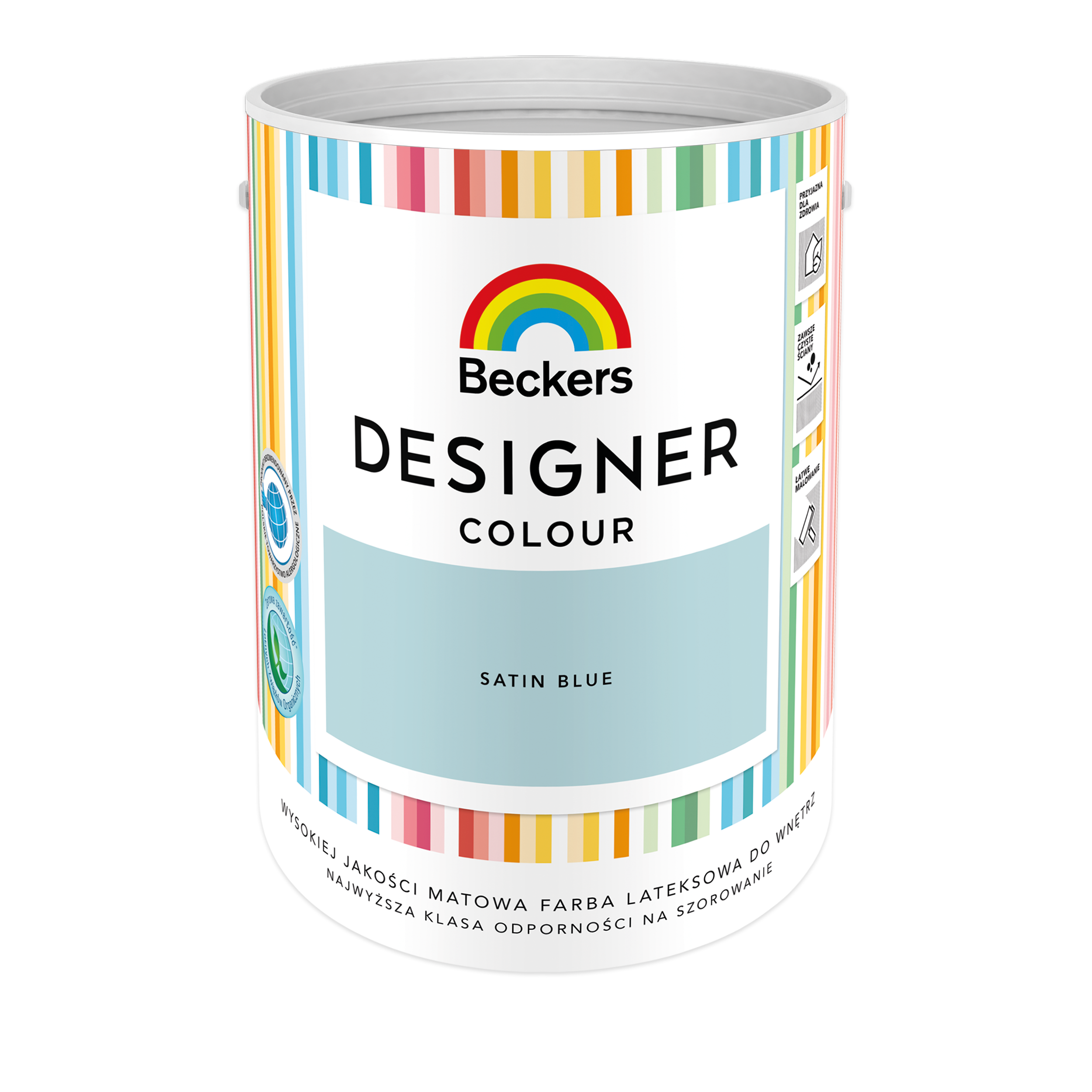 Farba Beckers Designer Colour Satin Blue 5 l - Leroy Merlin