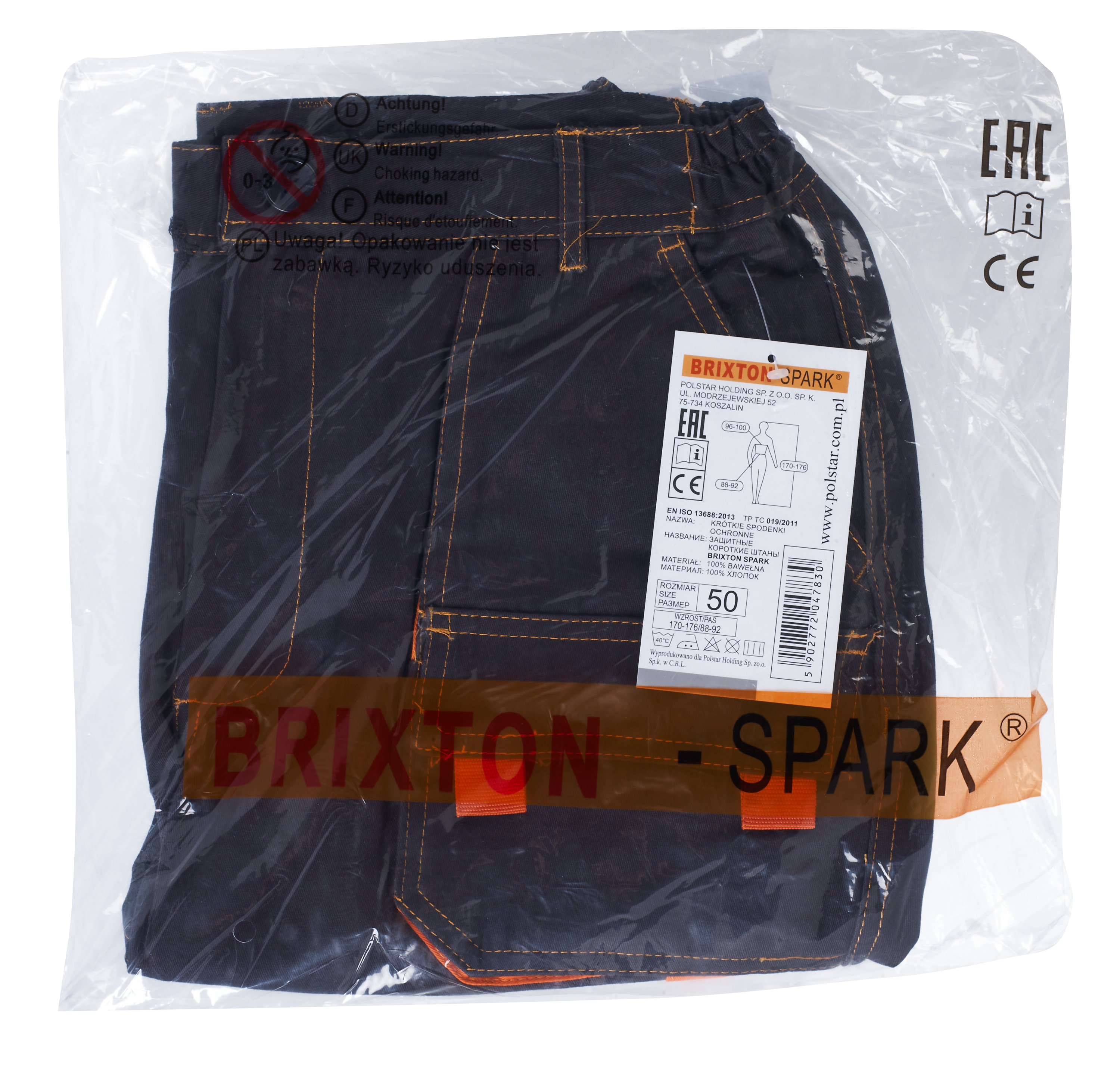 Szorty robocze Brixton r.54 spodnie krótkie