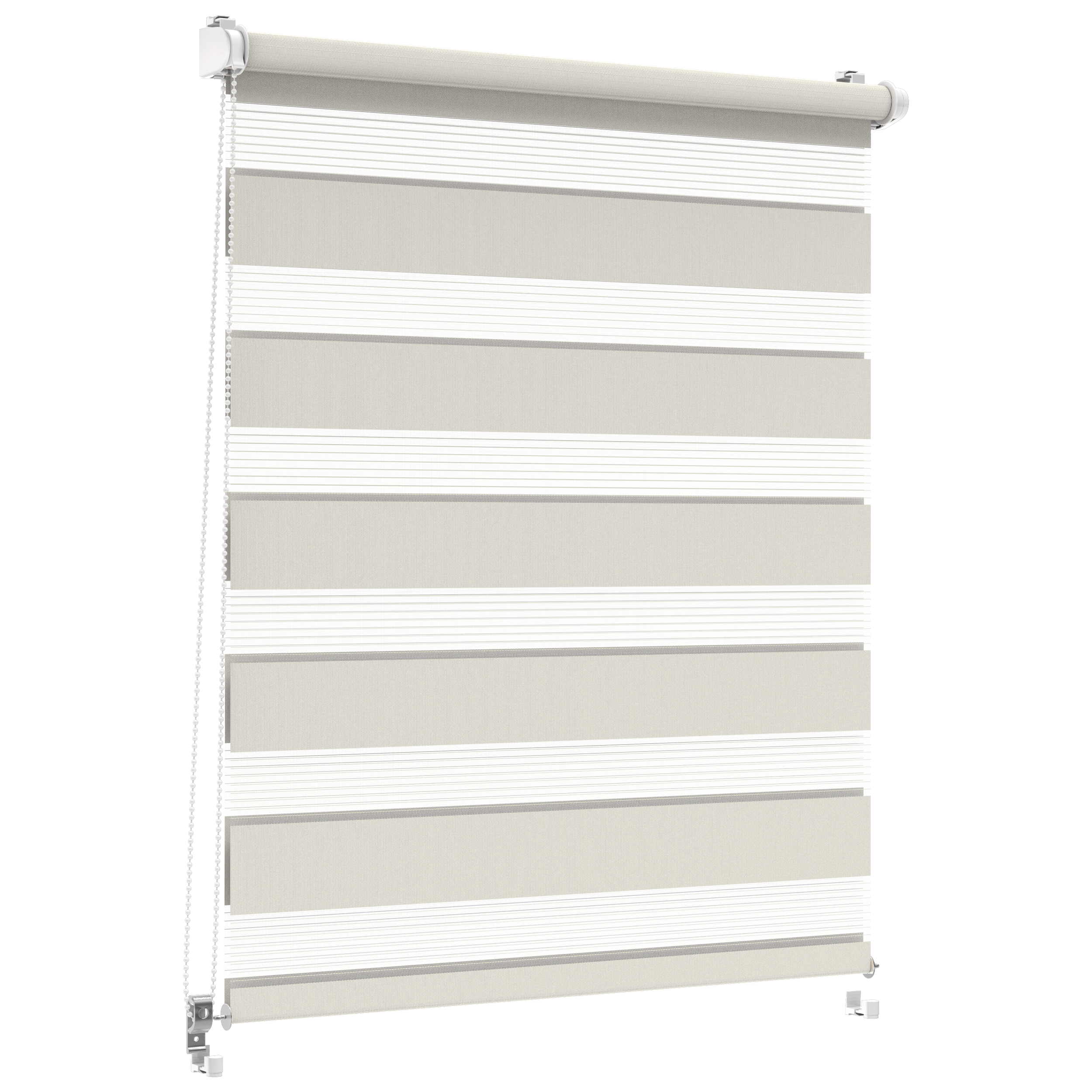 Roleta dzień noc Classic Click 93.5 x 215 cm srebrna
