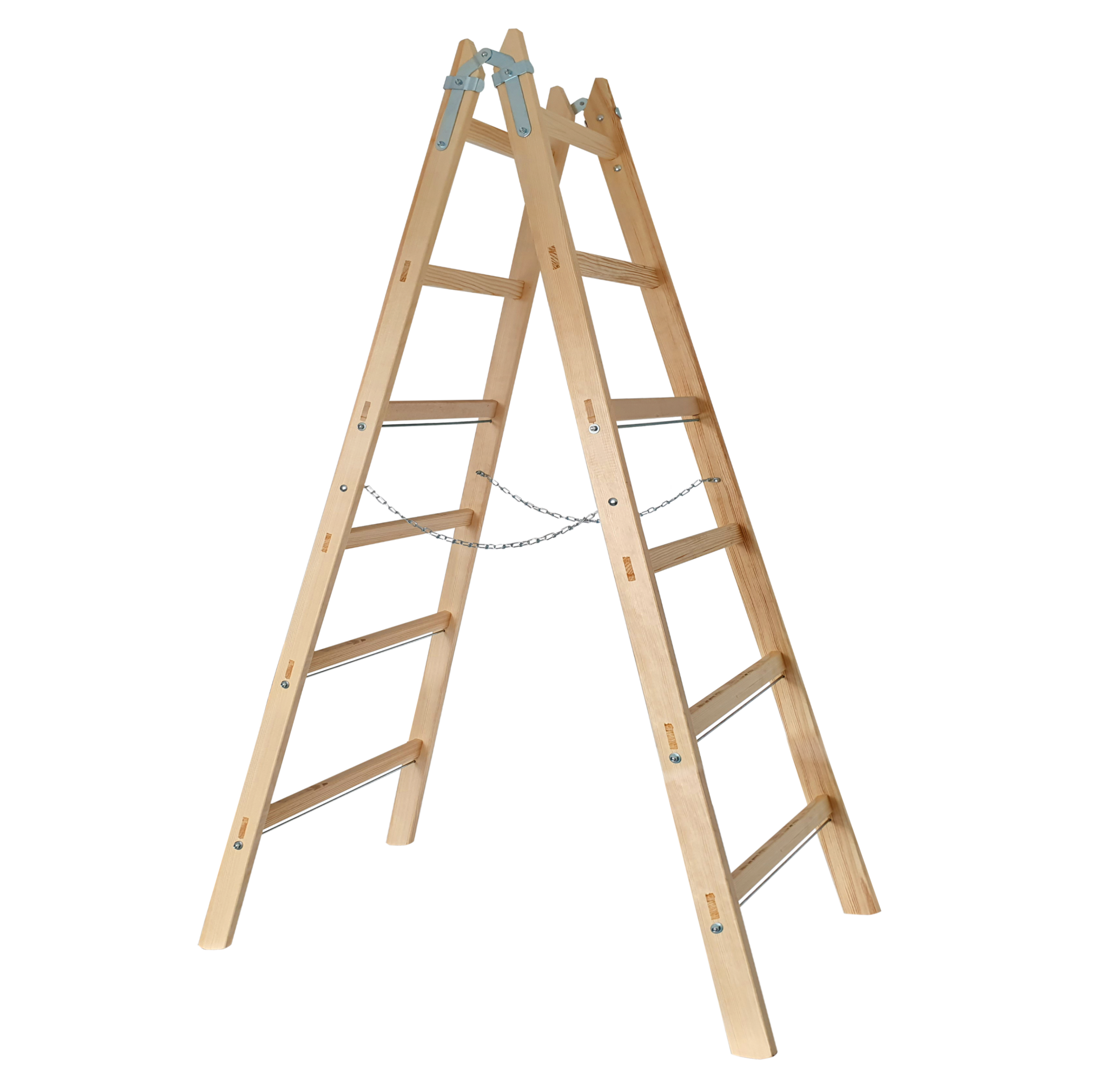 Drabina drewniana 2 x 6 stopni