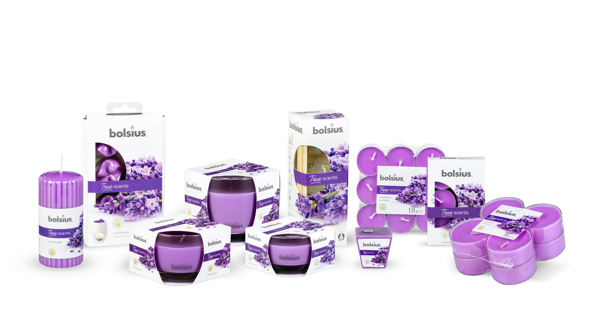 Tealight BOLSIUS  essenza lavanda  Ø 11.5 cm H 4.6 cm, 8 pezzi - 5