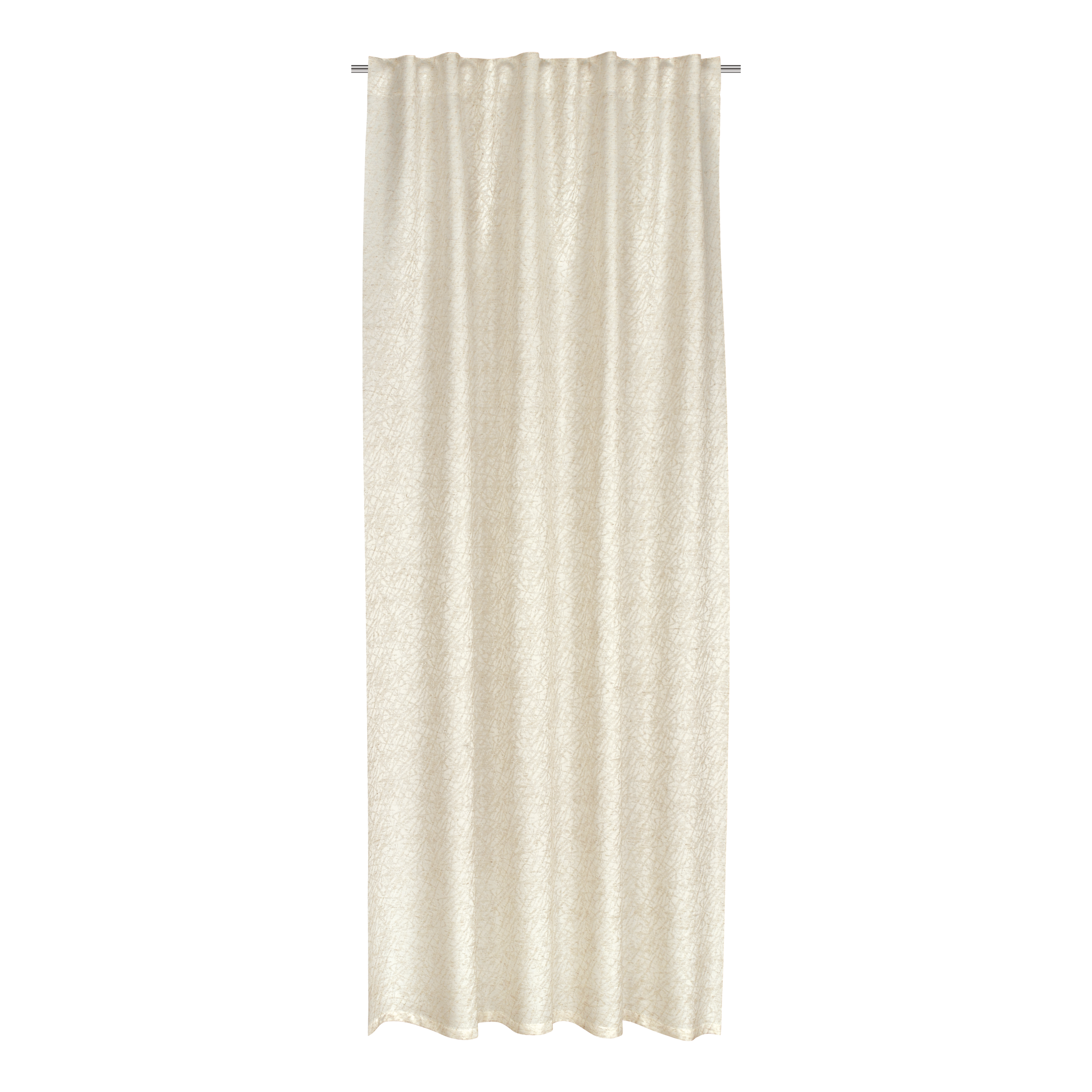Zasłona Twigs beżowa 170 x 250 cm na taśmie