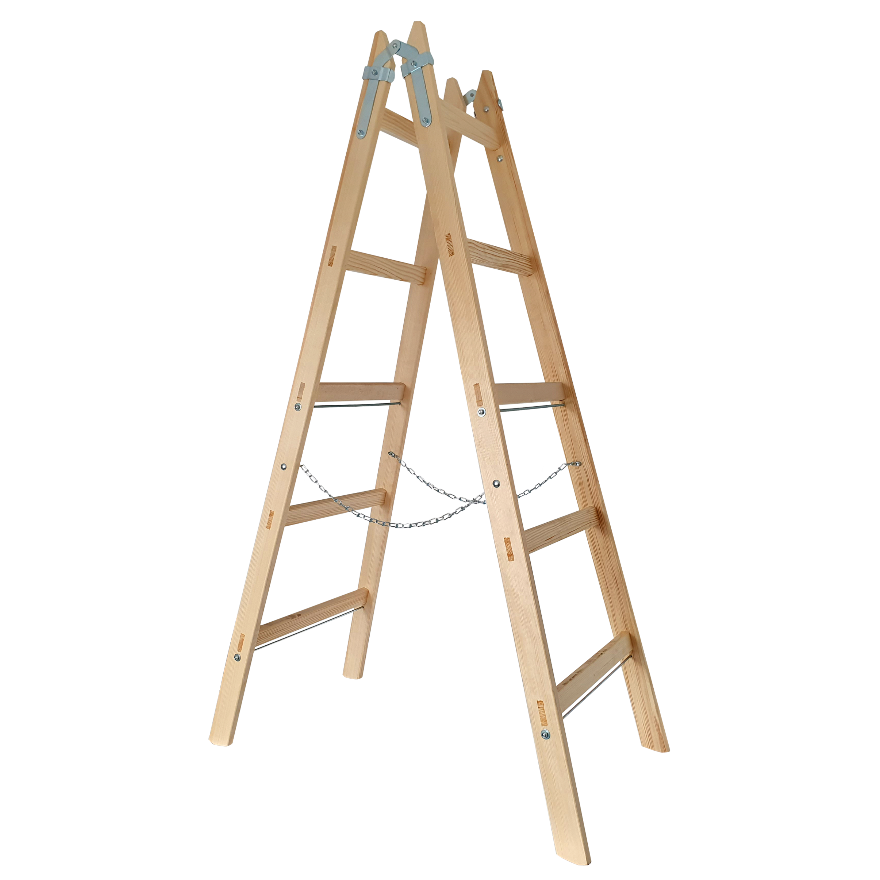 Drabina drewniana 2 x 5 stopni