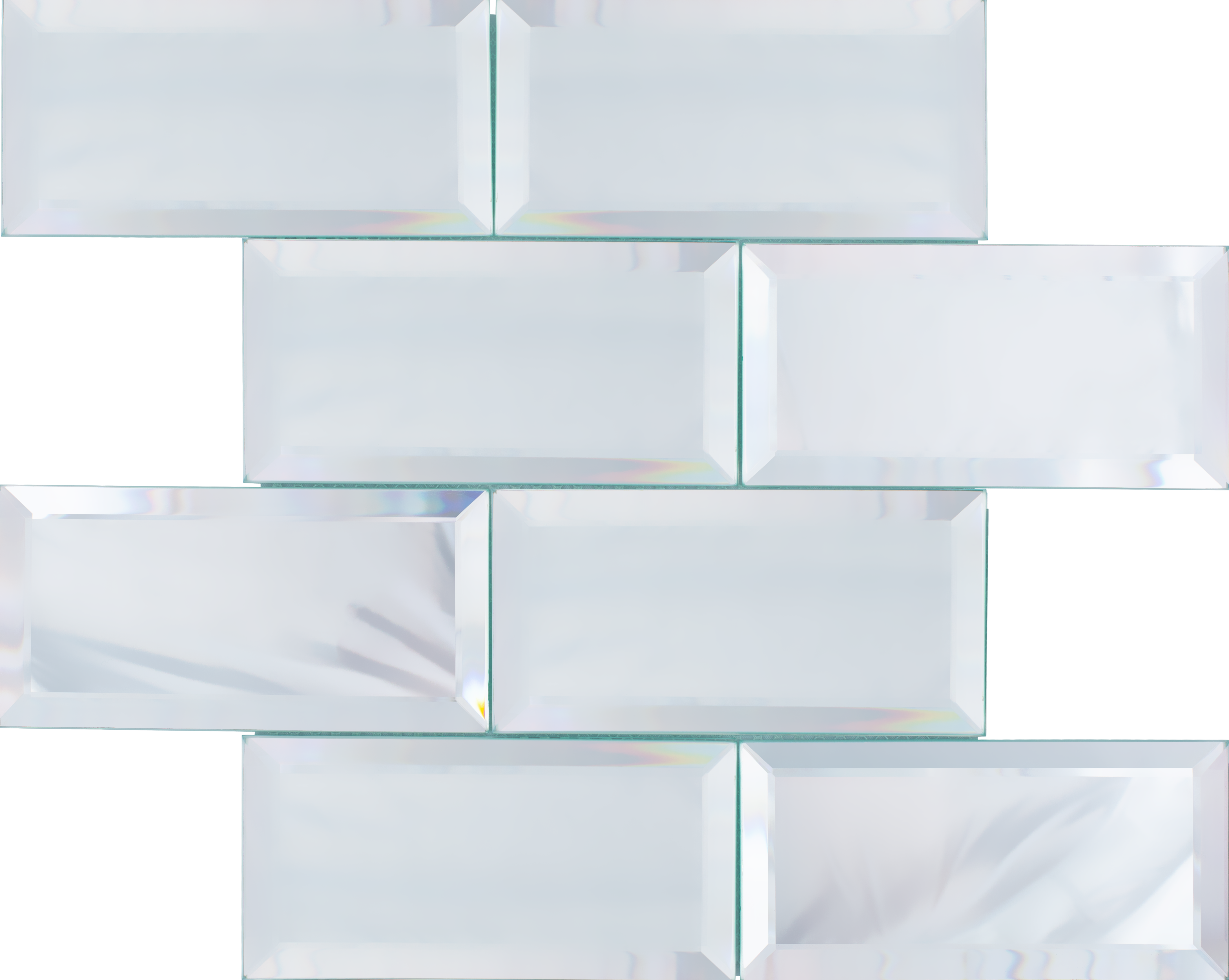 Mozaika Metro Big Mirror Silver 29.8x29.8 Euroceramika