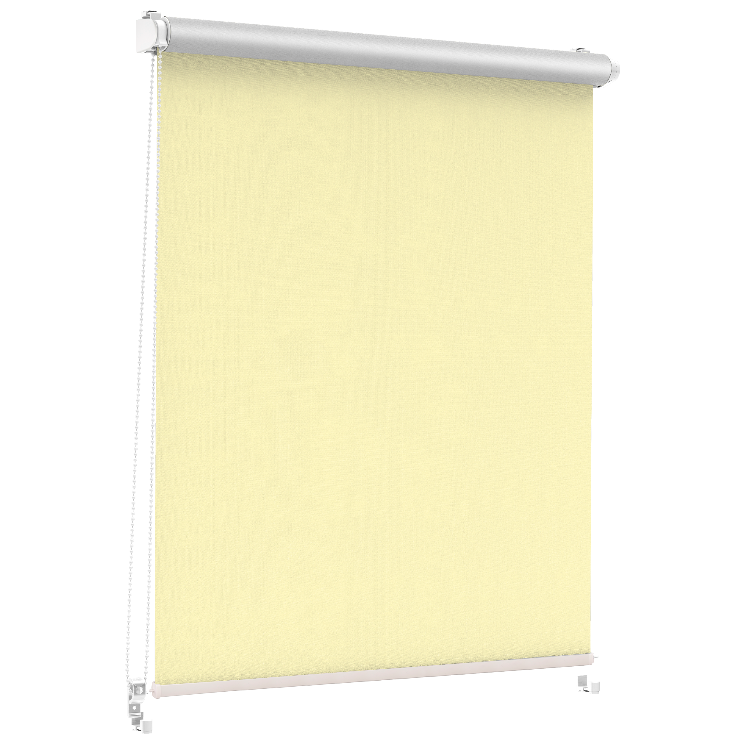 Roleta zaciemniająca Silver Click 113.5 x 215 cm piaskowa termoizolacyjna