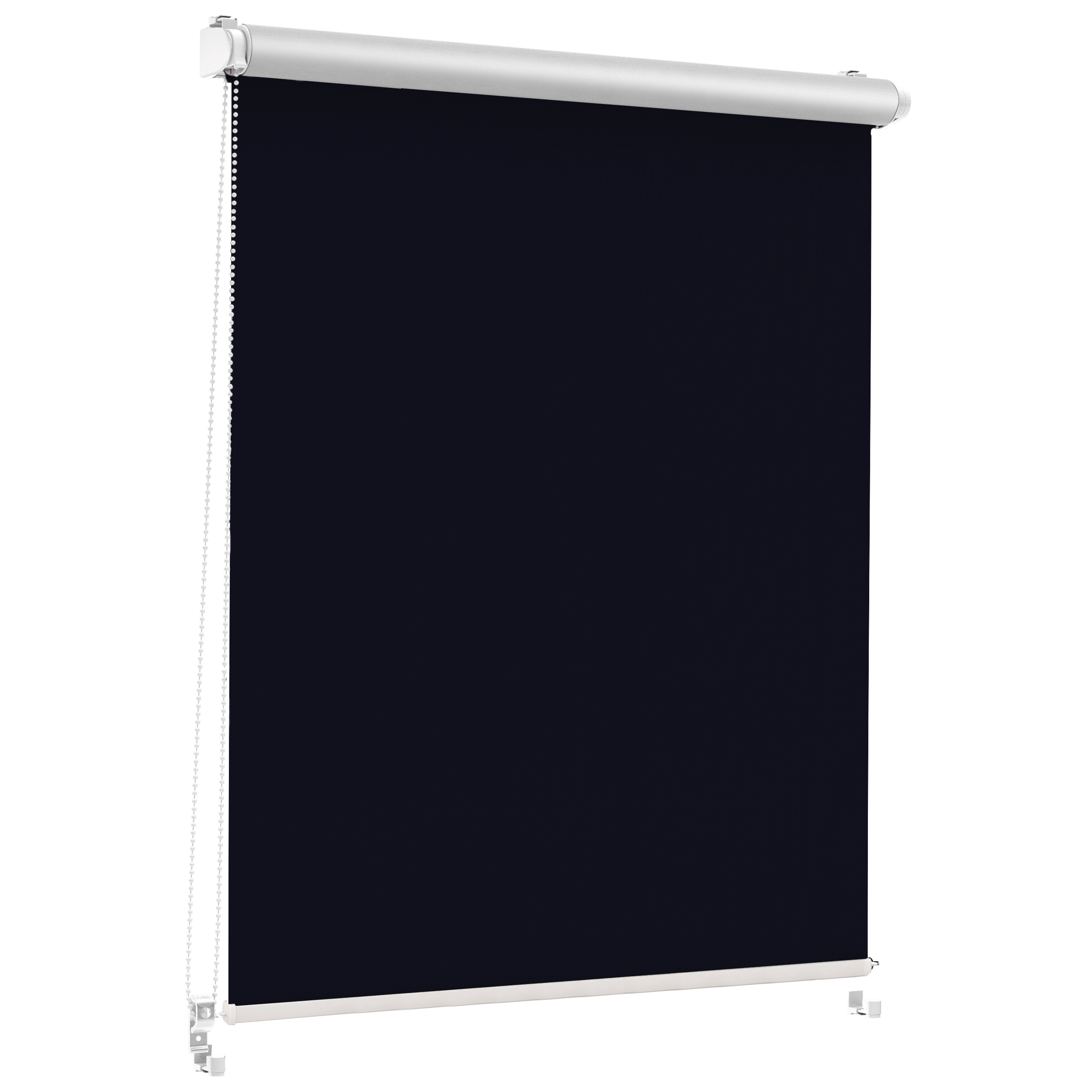 Roleta zaciemniająca Silver Click 38.5 x 215 cm czarna termoizolacyjna