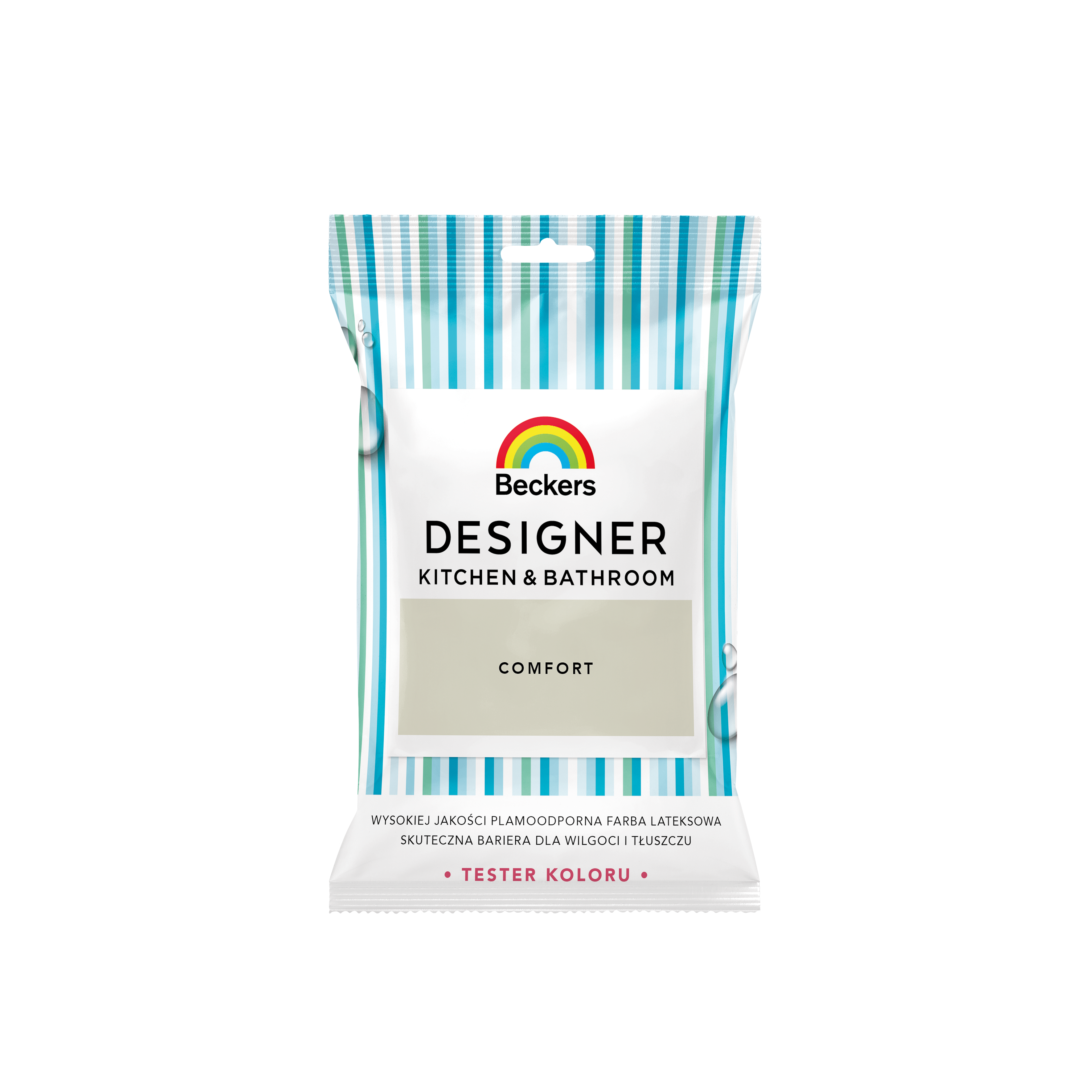 Tester farby Beckers Designer Kitchen &amp; Bathroom Comfort 50 ml