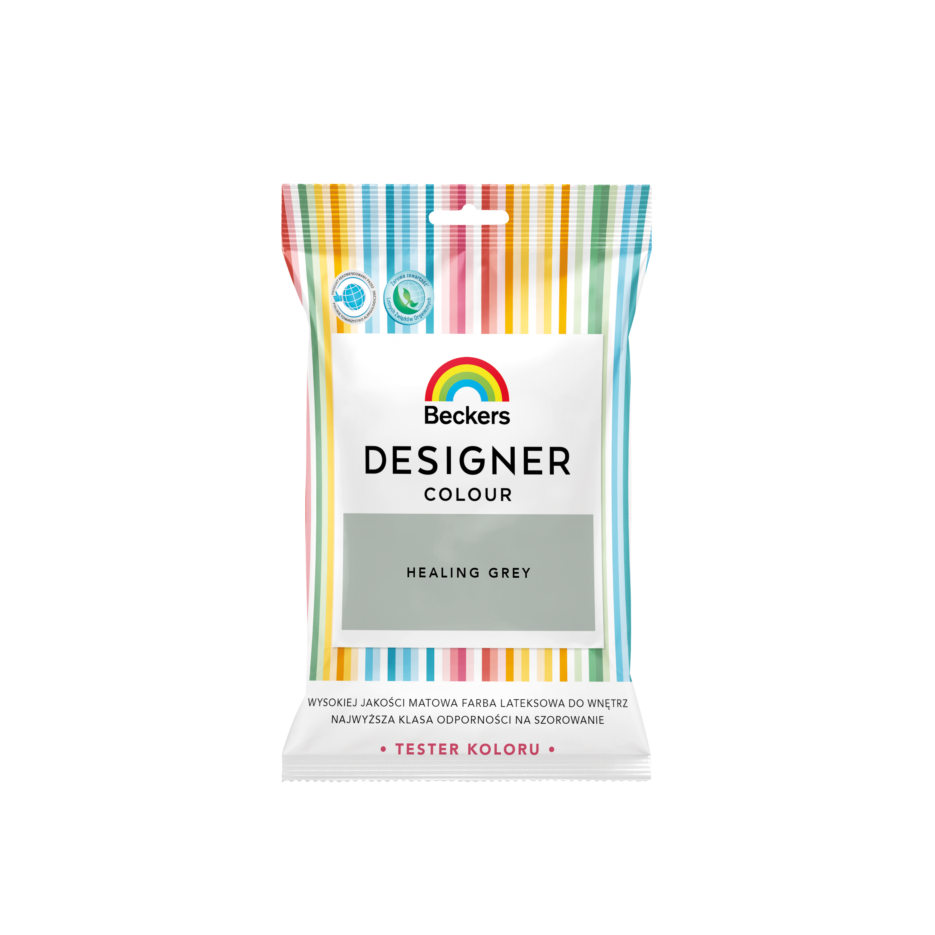 Tester farby Beckers Designer Colour Healing grey 50 ml