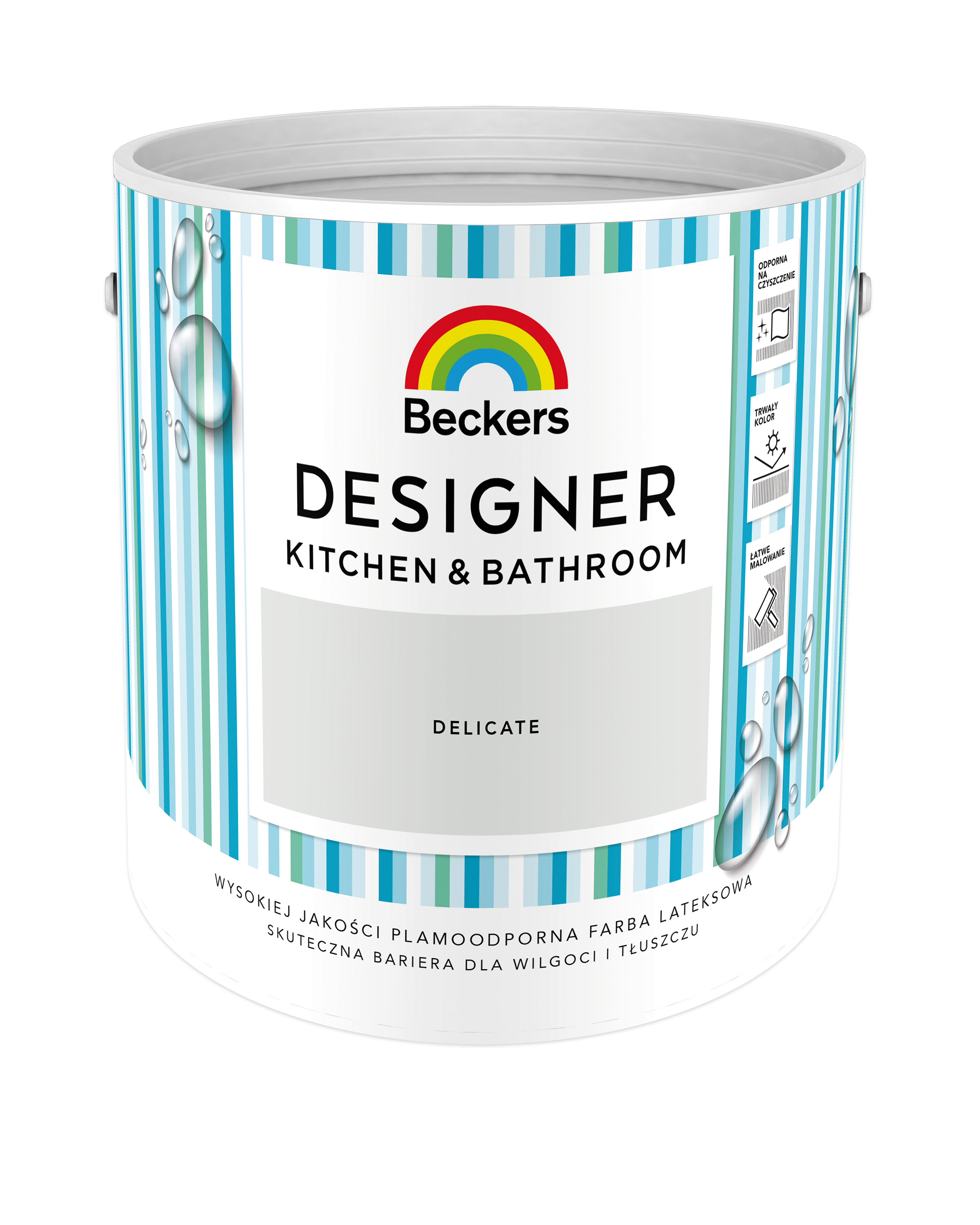 Farba Beckers Designer Kitchen &amp; Bathroom Delicate 2.5 l