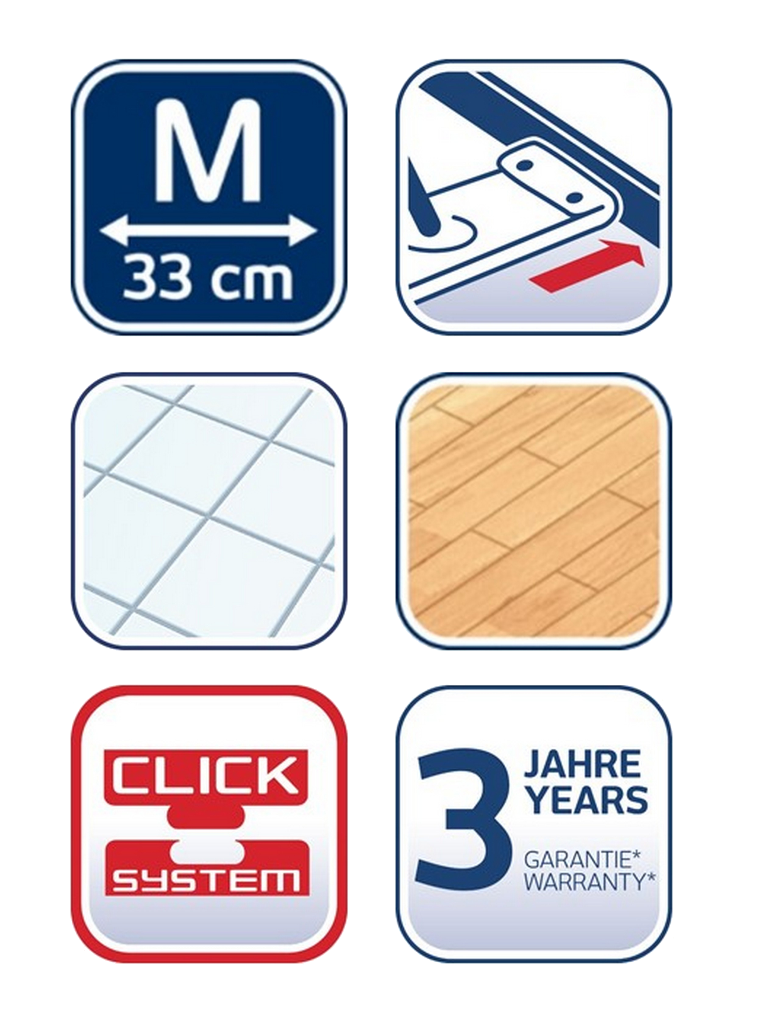 Mop płaski COMBI M z nakładką micro duo LEIFHEIT - 2
