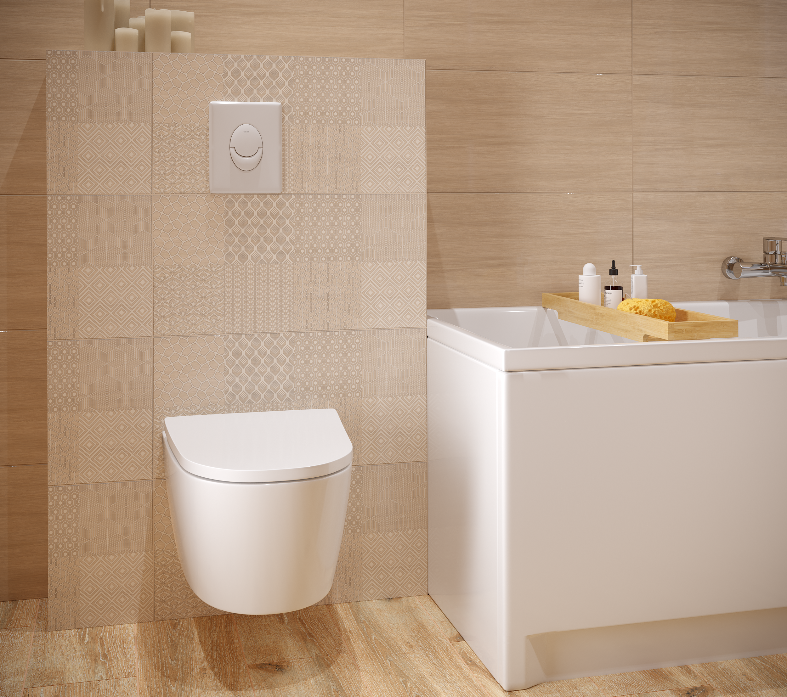 Wanna prostokątna Lorena 160 x 70 Cersanit - 2