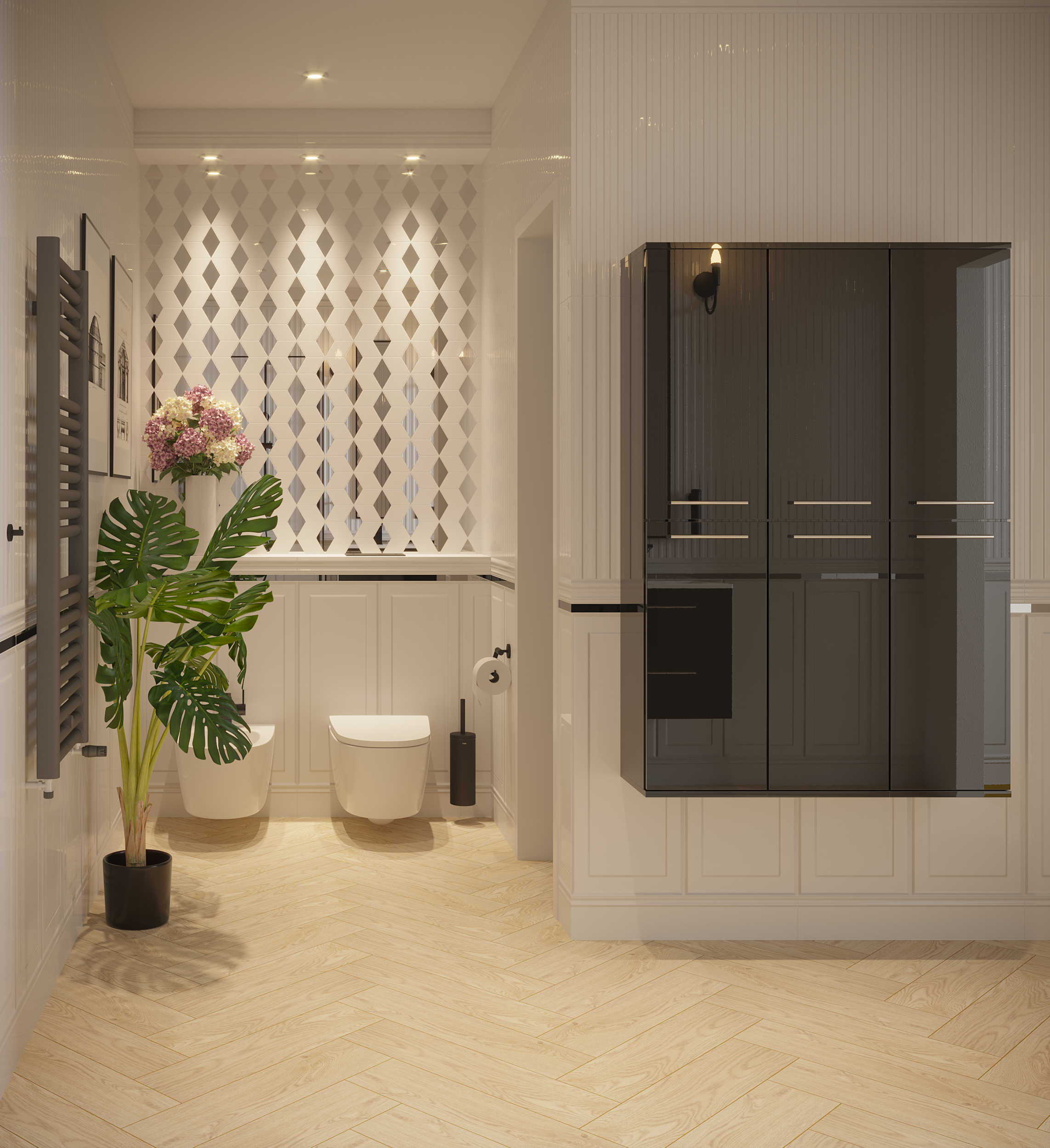 Moldura Milo 50x70cm Preto Inspire - 19