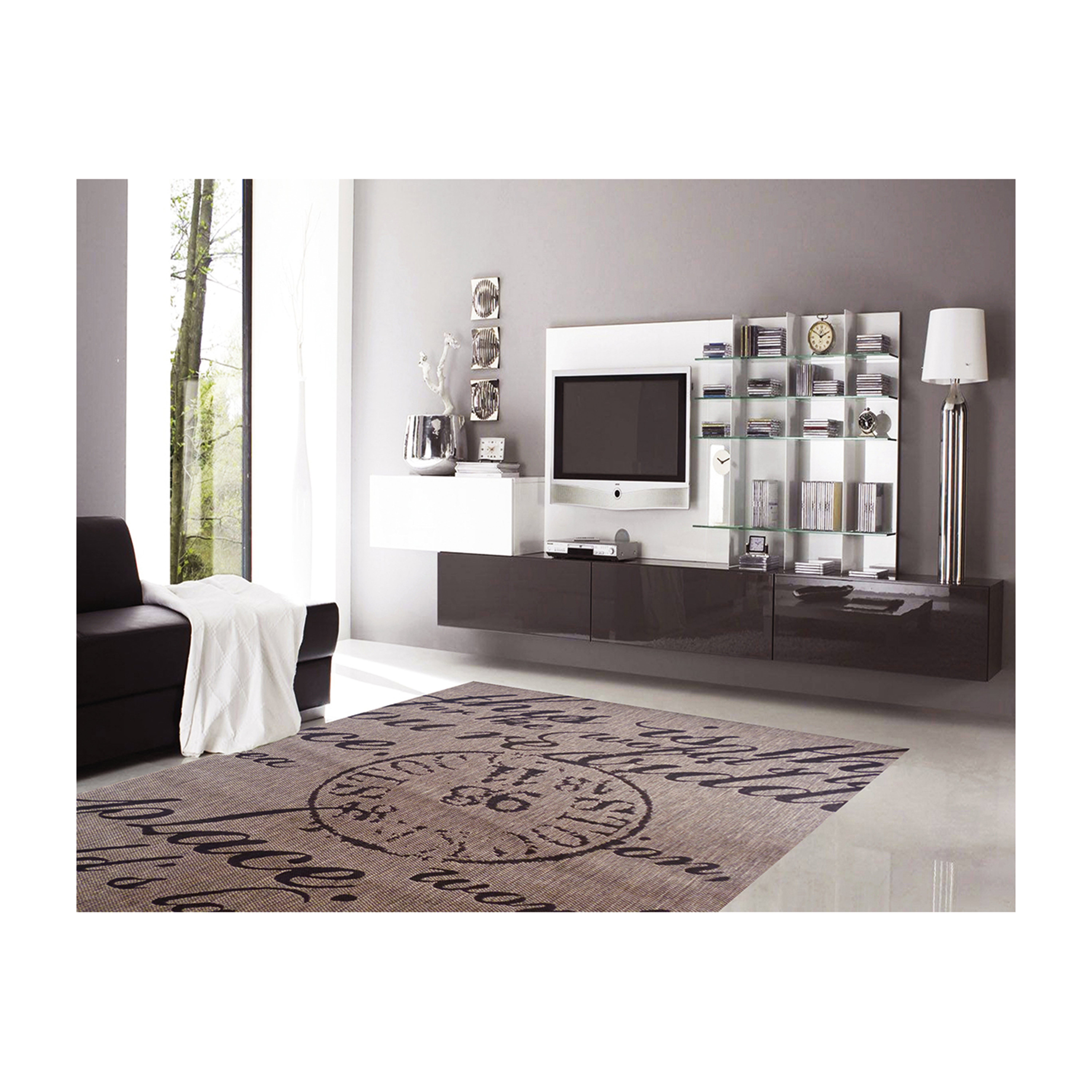 Tappeto Cottage poesia urban city multicolor, L 190 x L 133 cm - 2