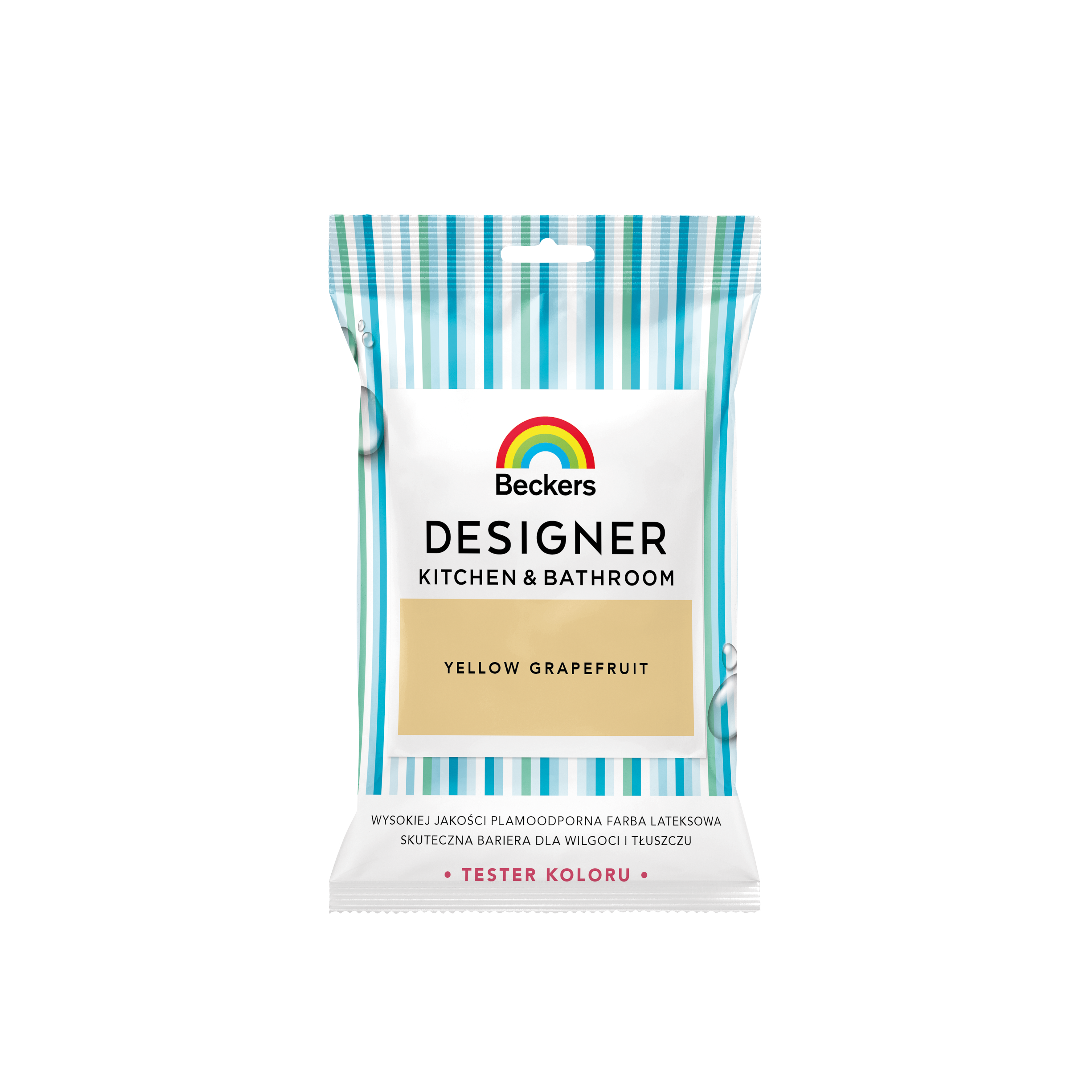 Tester farby Beckers Designer Kitchen &amp; Bathroom Yelow grapefruit 50 ml